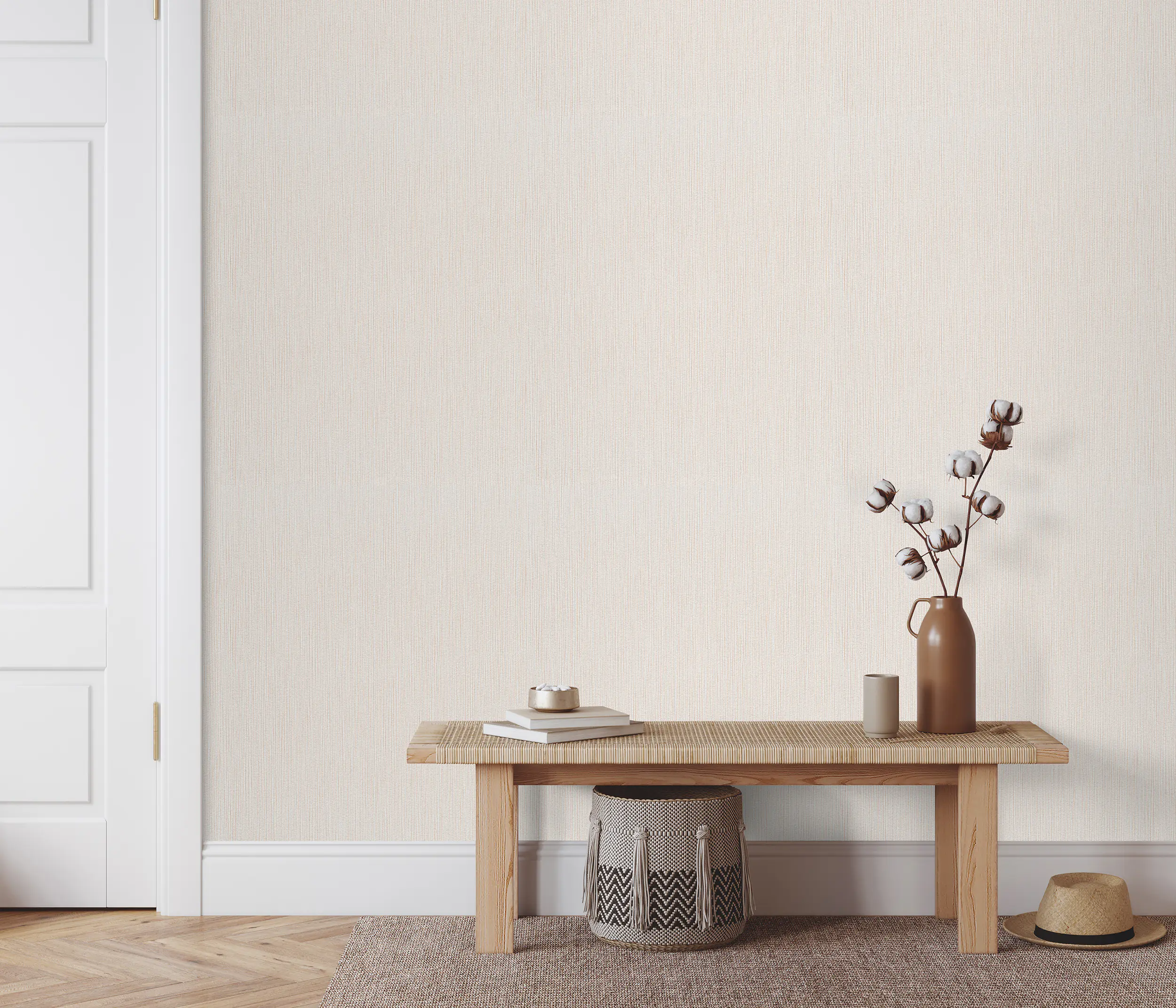 Erismann Vliestapete Uni beige 10,05 x 0,53 m