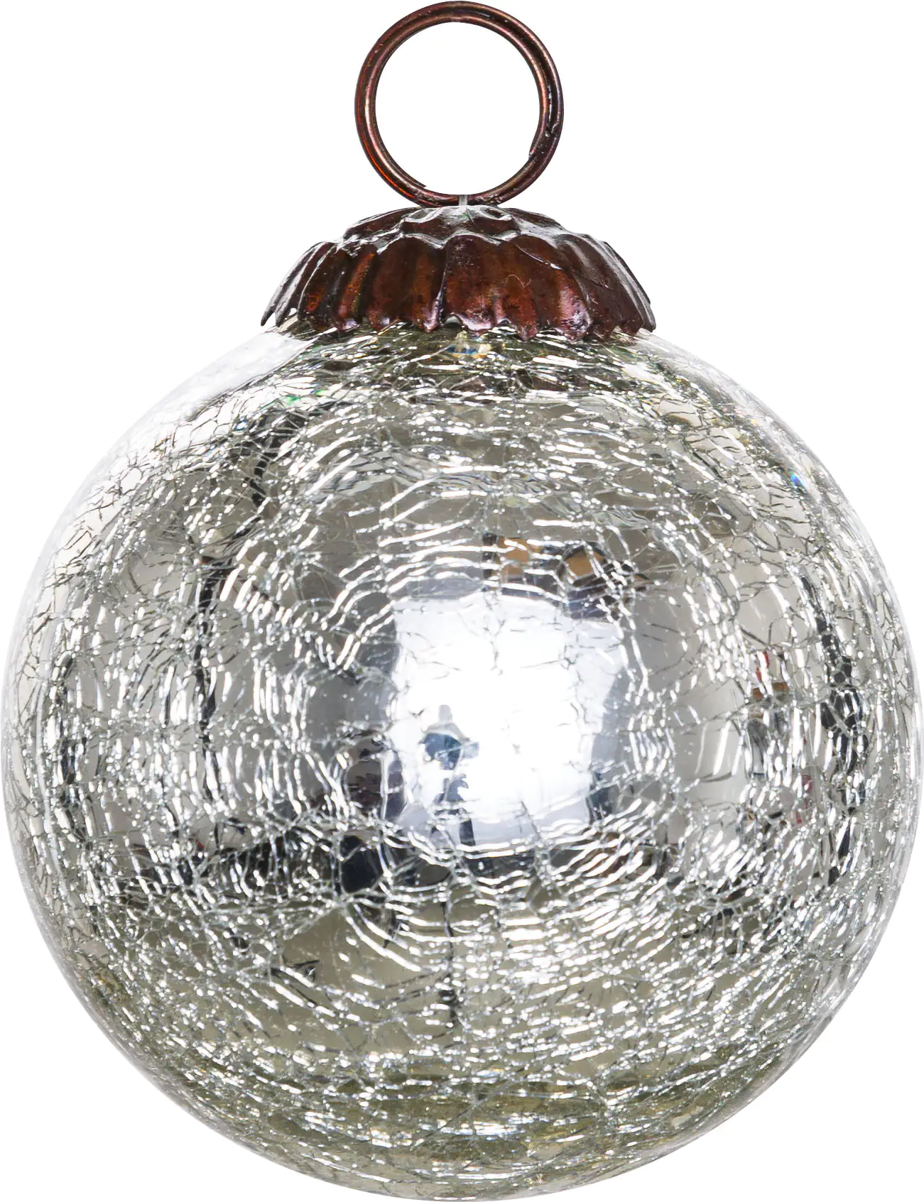 8711277190517_01 Kaemingk Craquele Kugel silber