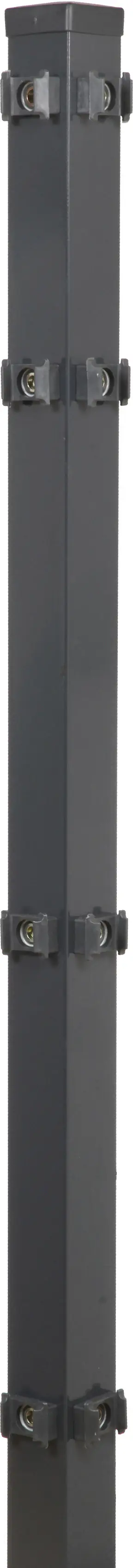 Floraworld Zauneckpfosten Comfort 200 x 6 x 4 cm anthrazit