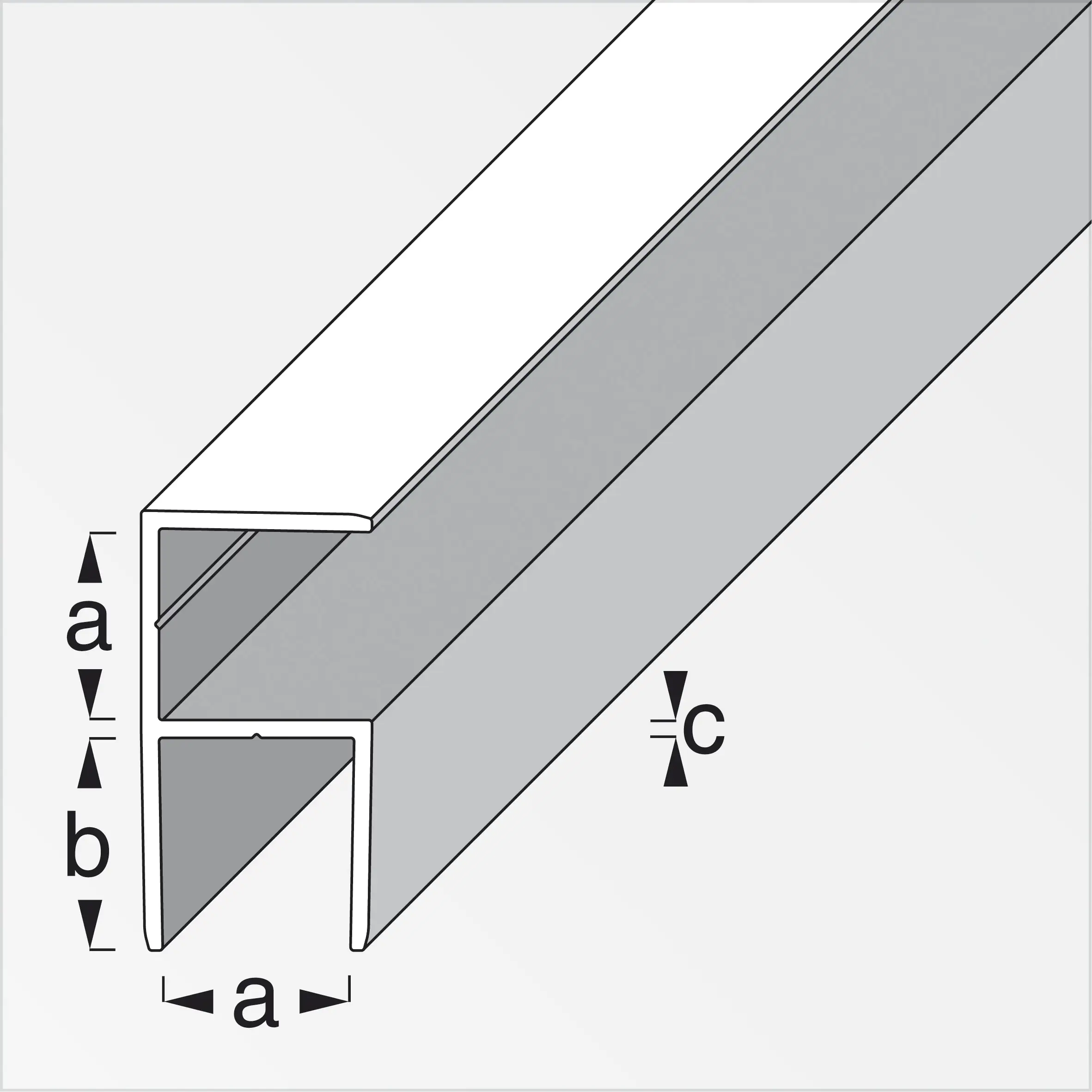 alfer clampline-Eck-Profil 2 m, 15.9 x 18 x 1.5 mm Alu eloxiert silber alfer clampline-Eck-Profil 2 m, 15.9 x 18 x 1.5 mm Alu eloxiert silber