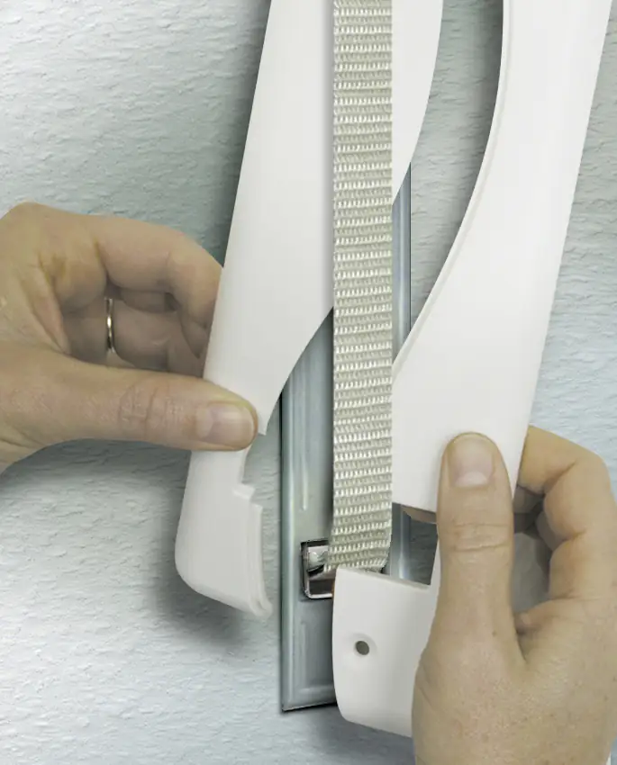 Schellenberg Abdeckplatte DUO Softline Lochabstand 13,5 cm weiß