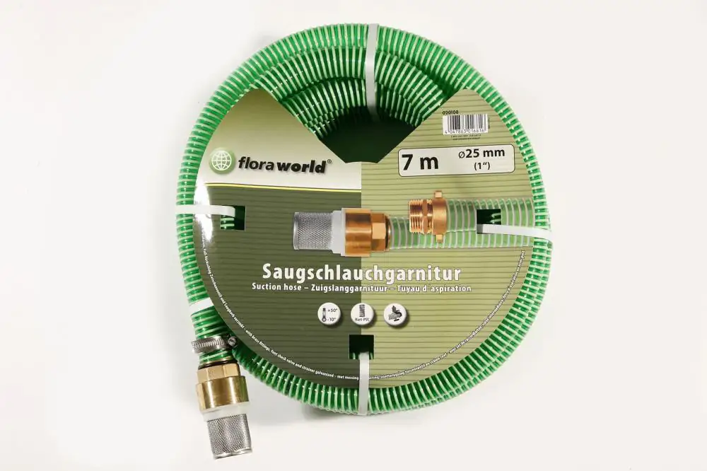 Floraworld Saugschlauchgarnitur Ø 25 mm, 7 m Floraworld Saugschlauchgarnitur Ø 25 mm, 7 m