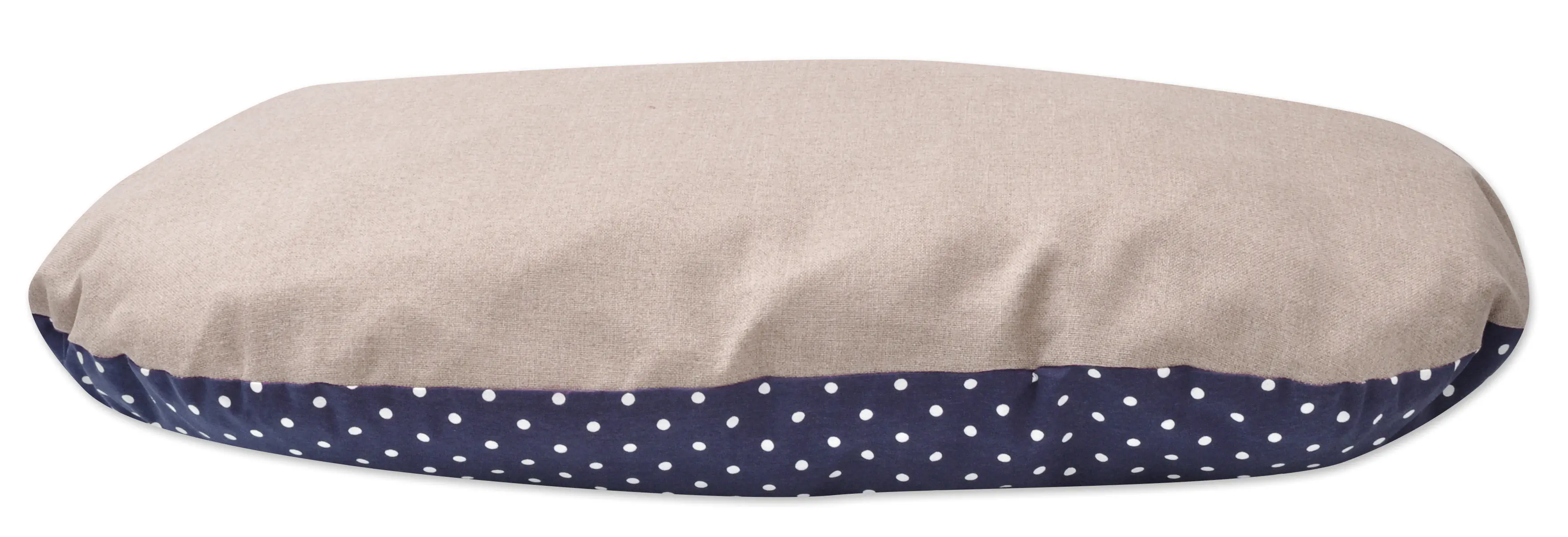 Aumüller Hundekissen Dots 85 x 60 x 12 cm dunkelblau beige Aumüller Hundekissen Dots 85 x 60 x 12 cm dunkelblau beige