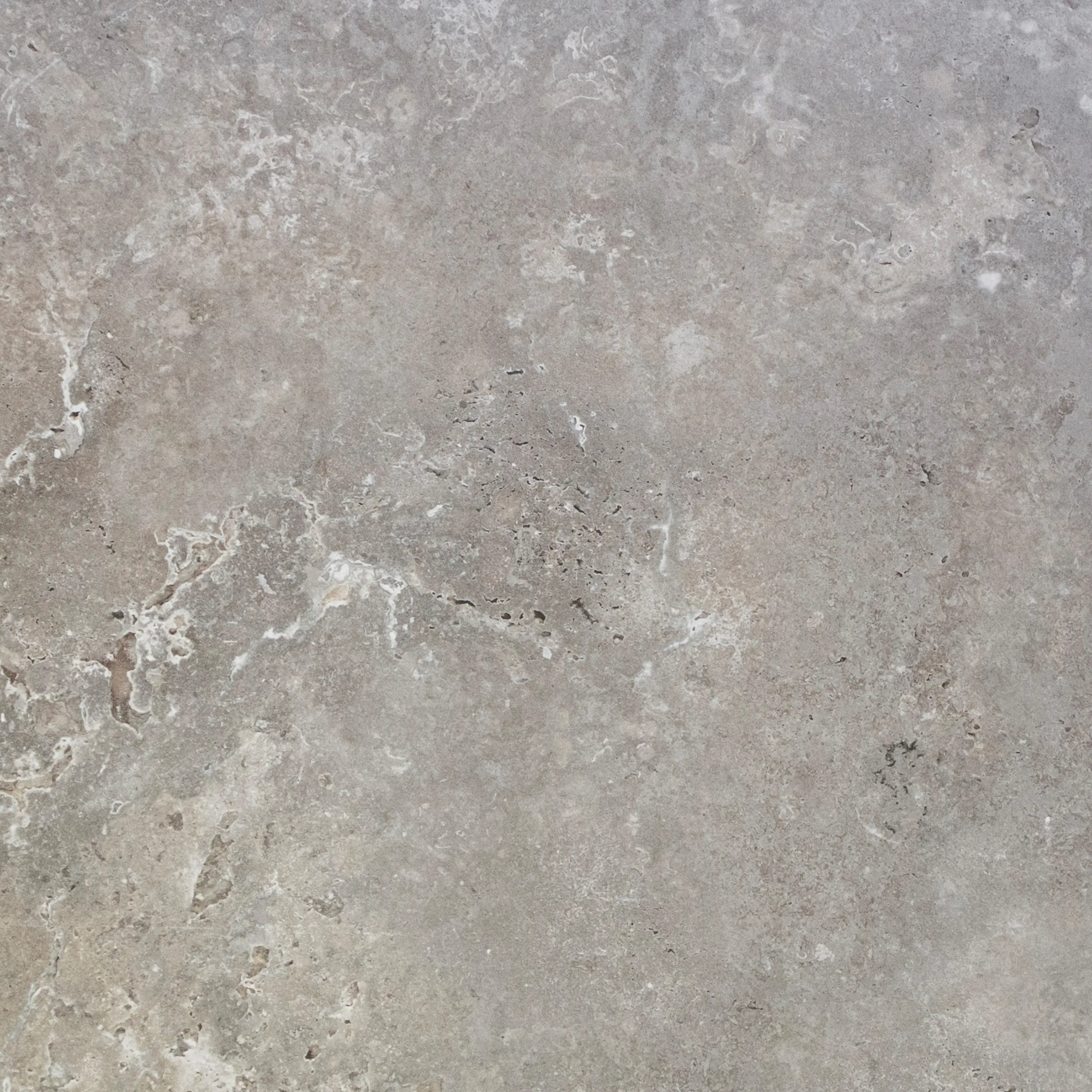 Bodenfliese Feinsteinzeug Travertino 60 x 60 cm grau Bodenfliese Feinsteinzeug Travertino 60 x 60 cm grau