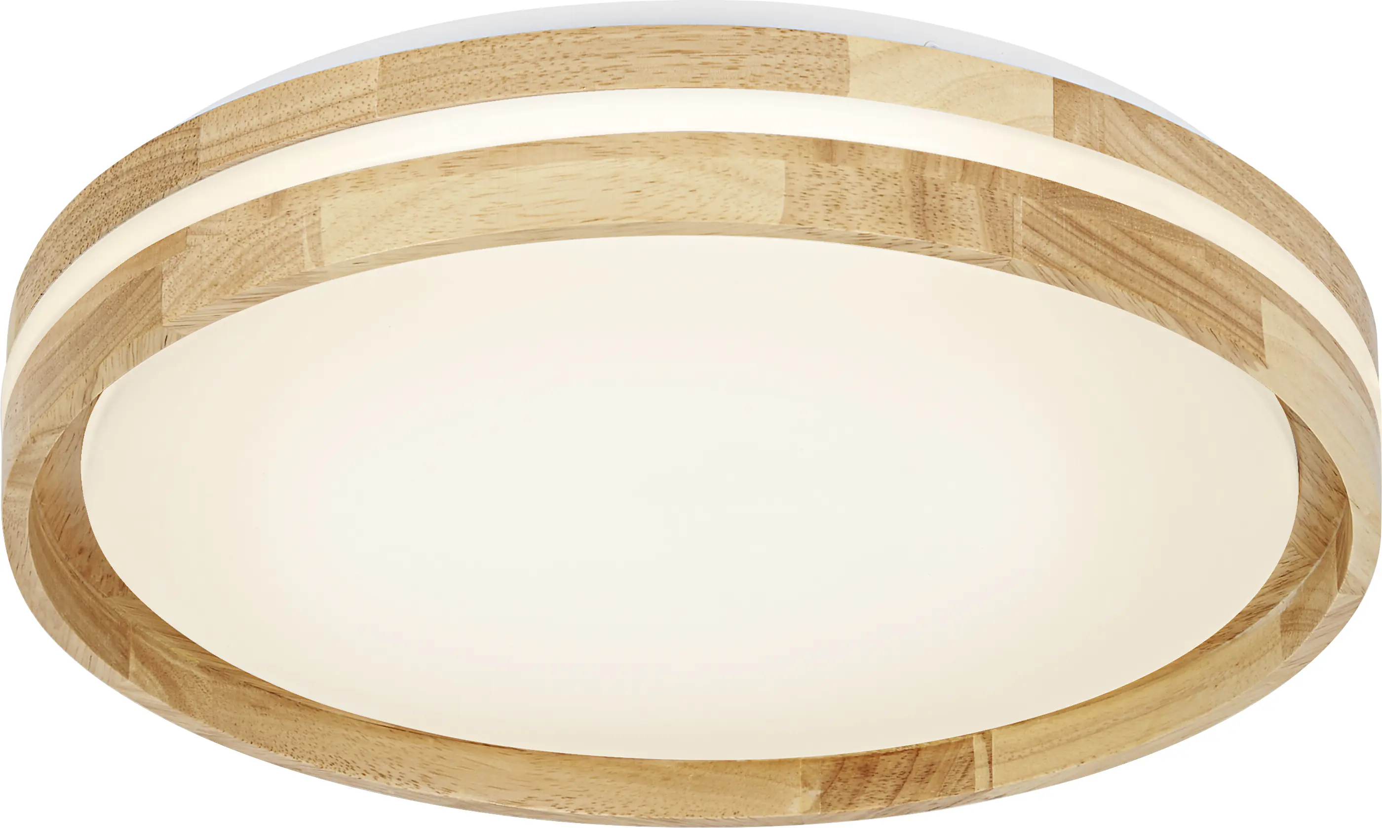 Osram LED-Deckenleuchte Orbis Noemi Wood Ø49 cm 36 W Holzdekor dimmbar