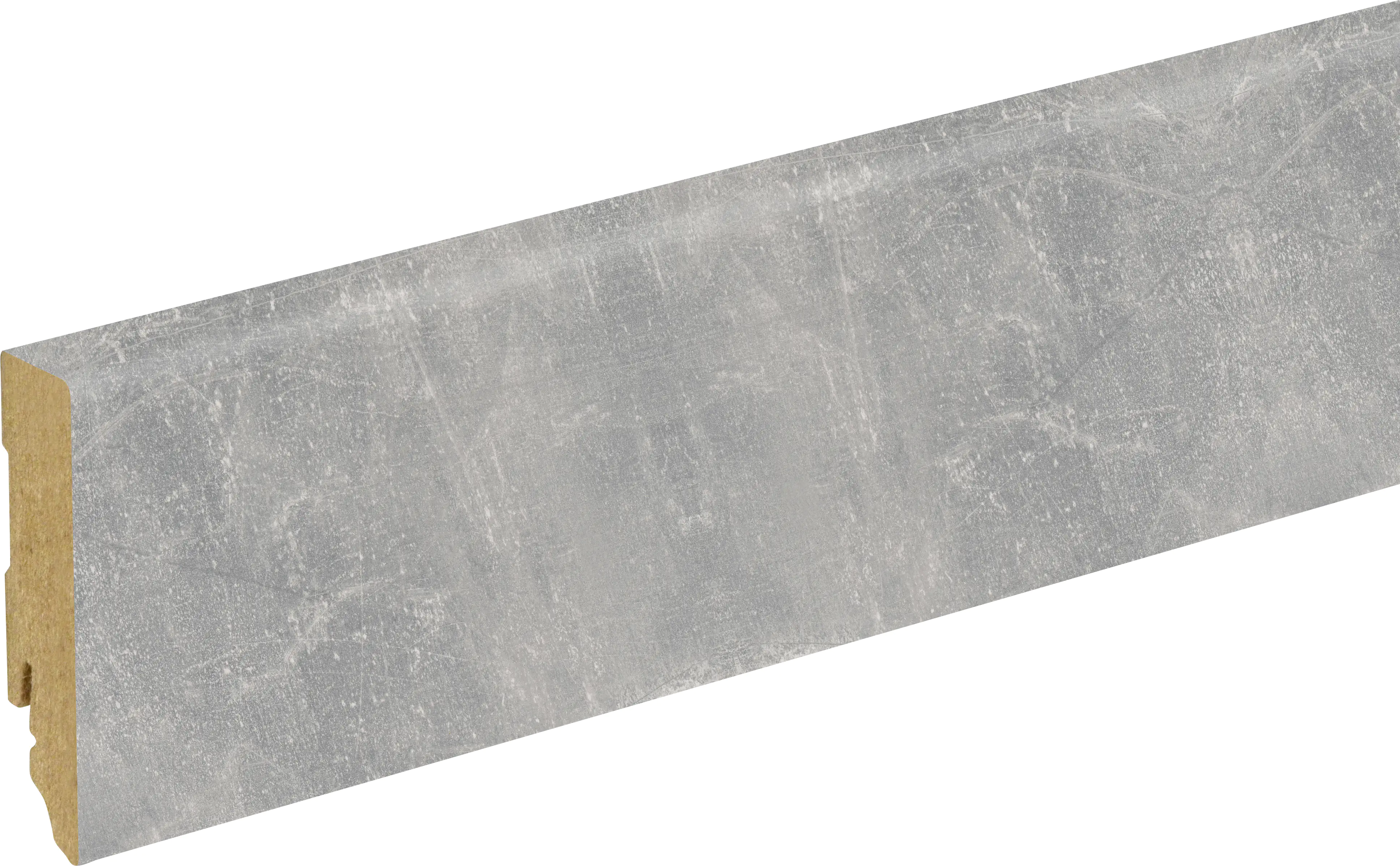 Neuhofer Fußleiste 240 cm 70 x 19 mm Sichtestrich hell Neuhofer Fußleiste 240 cm 70 x 19 mm Sichtestrich hell