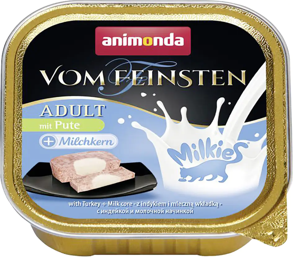 Animonda vom Feinsten Katzennassfutter mit Pute und Milchkern, 100g Animonda vom Feinsten Katzennassfutter mit Pute und Milchkern, 100g