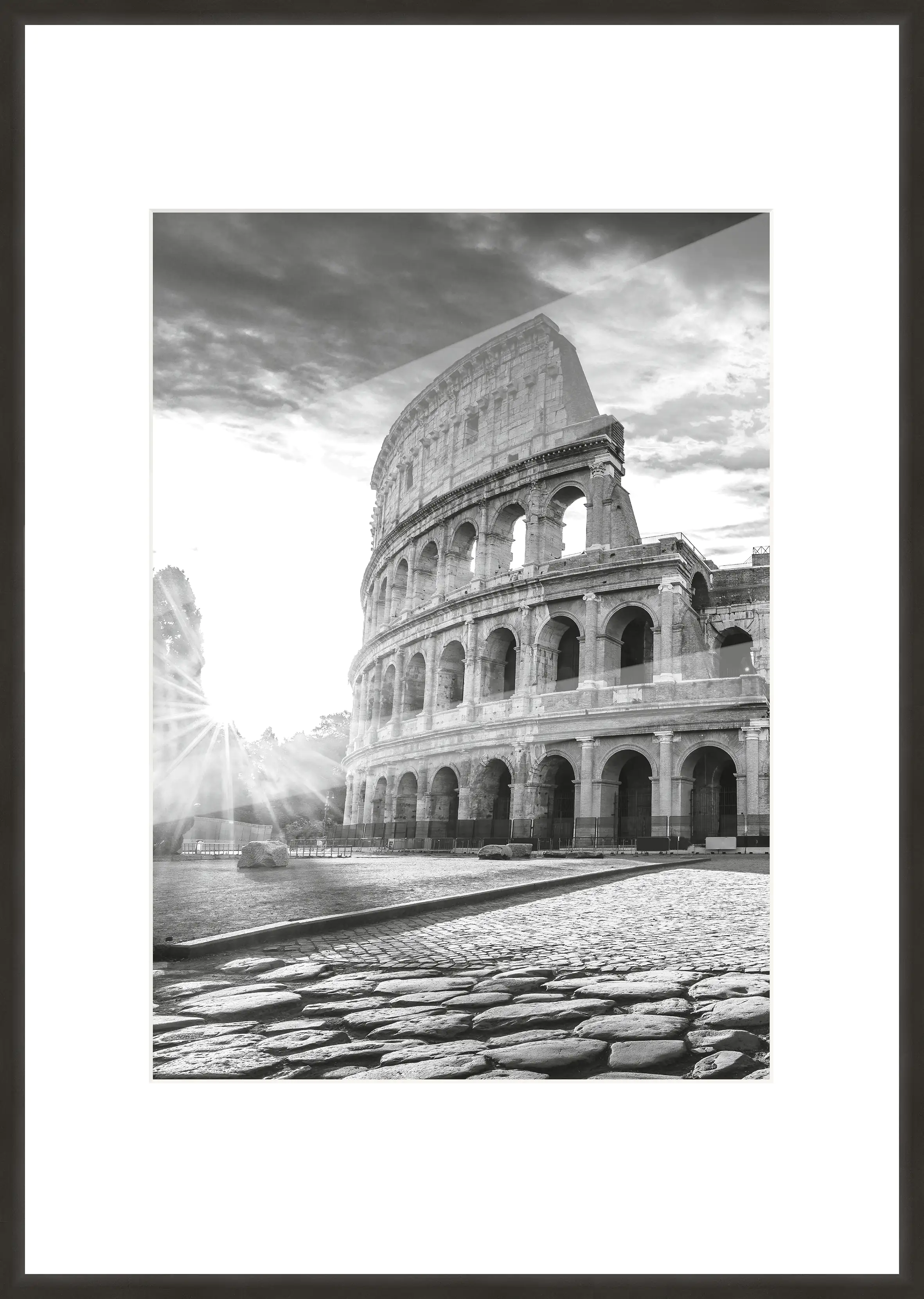 Alu Bilderrahmen Premium schwarz 70 x 100 cm