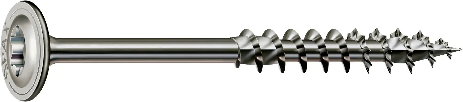 Spax Tellerkopfschrauben 8.0 x 160 mm TX 40 - 1 Stück Edelstahl