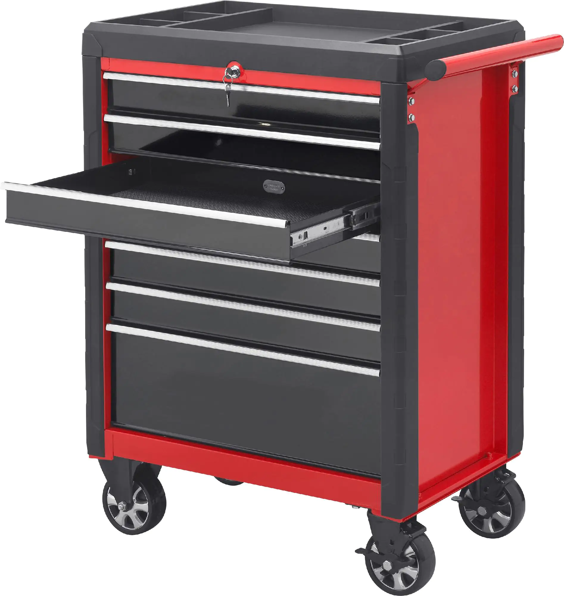 Primaster Werkstattwagen 78 x 47 x 97 cm Belastbarkeit 150 kg unbestückt Primaster Werkstattwagen 78 x 47 x 97 cm Belastbarkeit 150 kg unbestückt