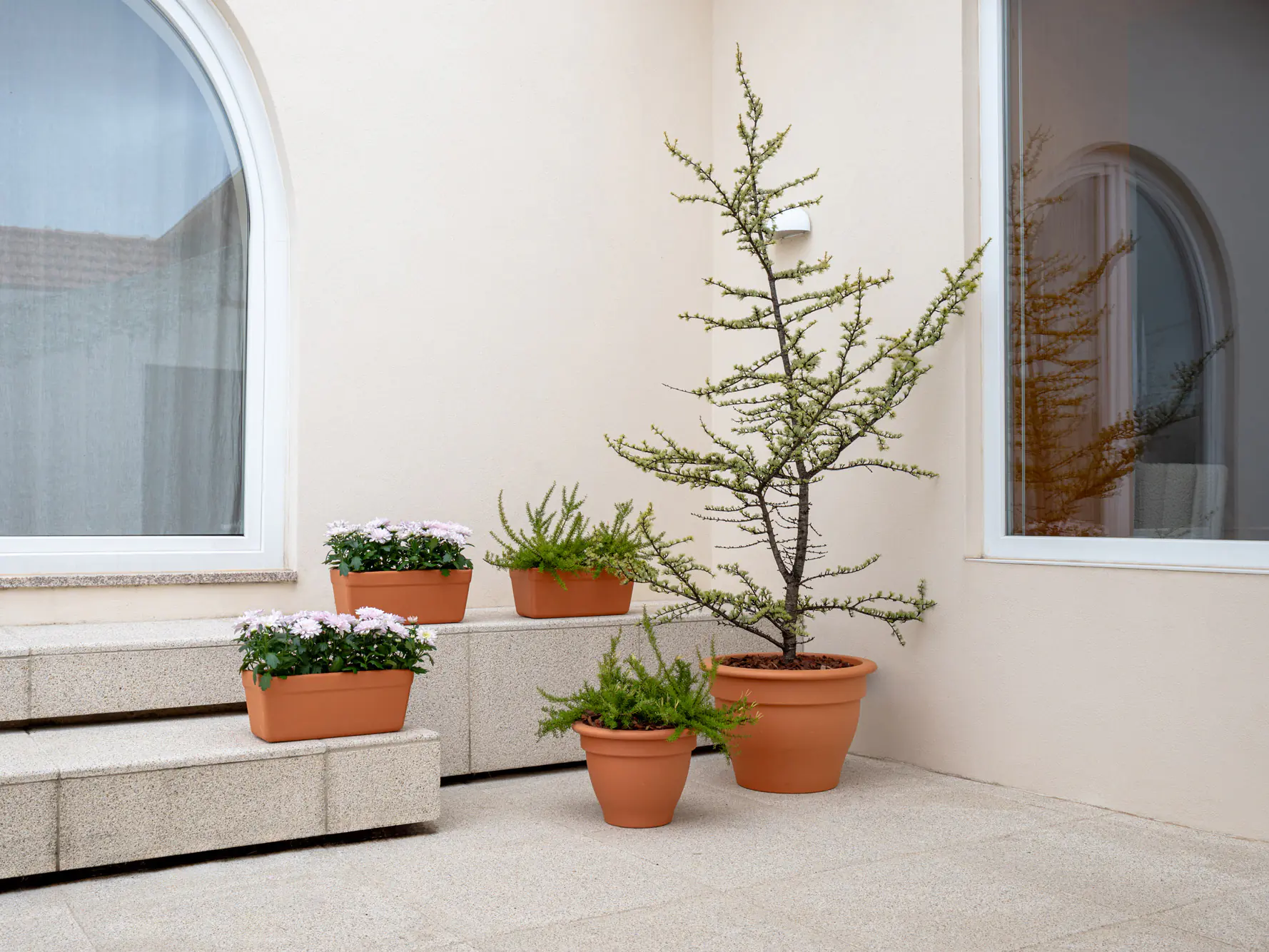 Artevasi Pflanztopf Pessoa Campana Terrakotta Ø 37 x 27,2 cm natur