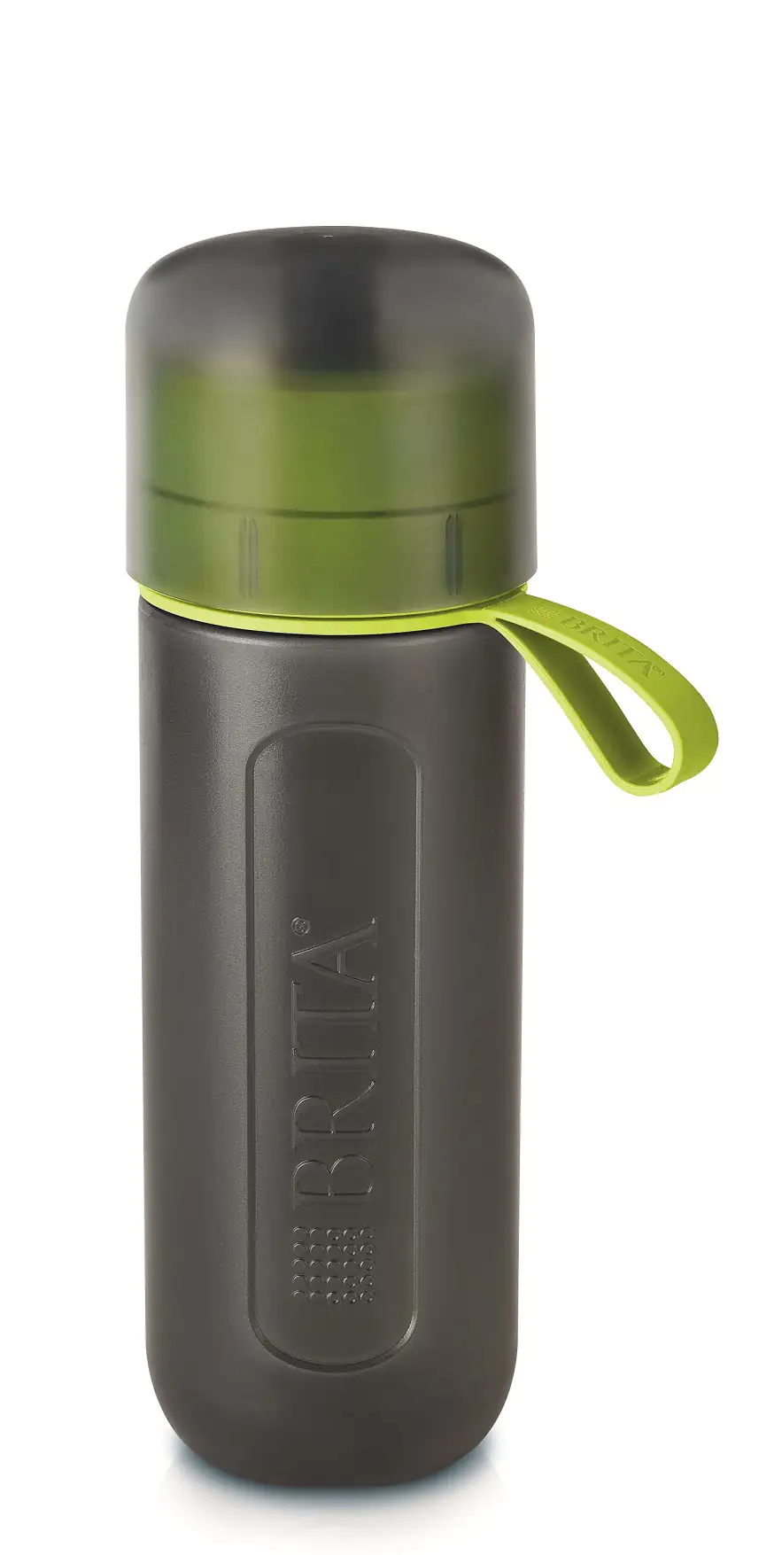 Brita Wasserfilter-Sportflasche Fill & Go Active zum Drücken 0,6 L limone Brita Wasserfilter-Sportflasche Fill & Go Active zum Drücken 0,6 L limone