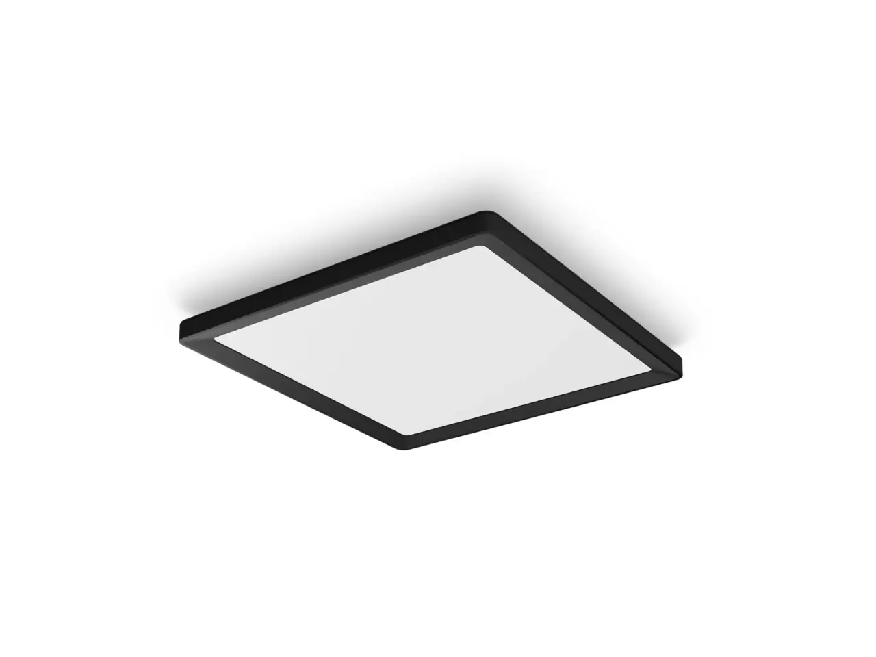 Philips Hue LED Deckenleuchte Tento + Bridge eckig schwarz 39,5 x 39,5 cm warmweiß-kaltweiß Philips Hue LED Deckenleuchte Tento + Bridge eckig schwarz 39,5 x 39,5 cm warmweiß-kaltweiß