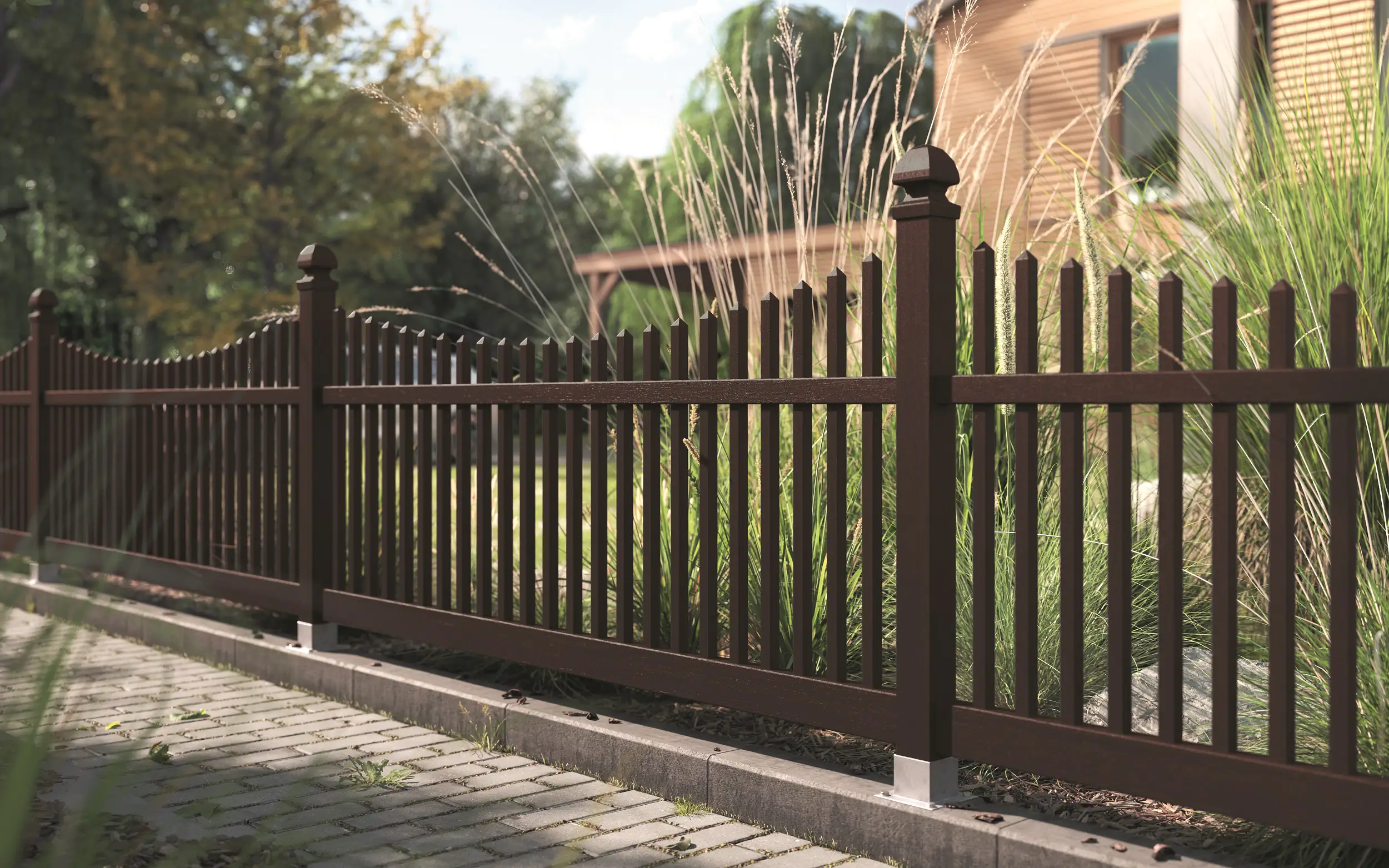 Alpina Wetterschutzfarbe deckend 0,75 L nussbraun