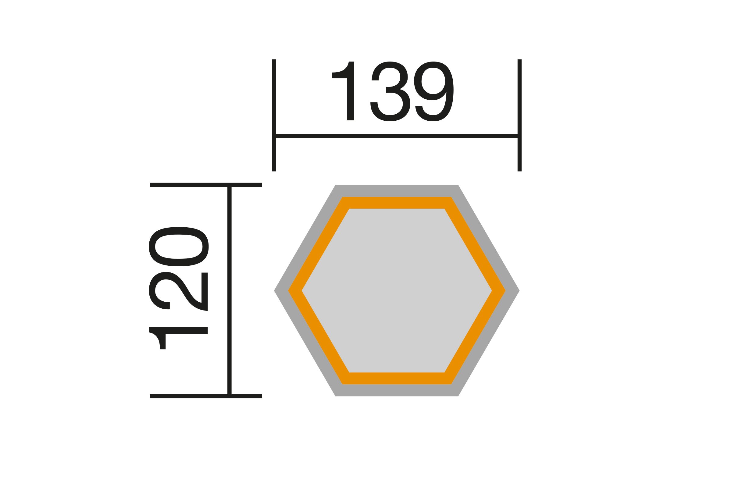 Weka Hochbeet Element grau 143 x 143 x 68,5 cm
