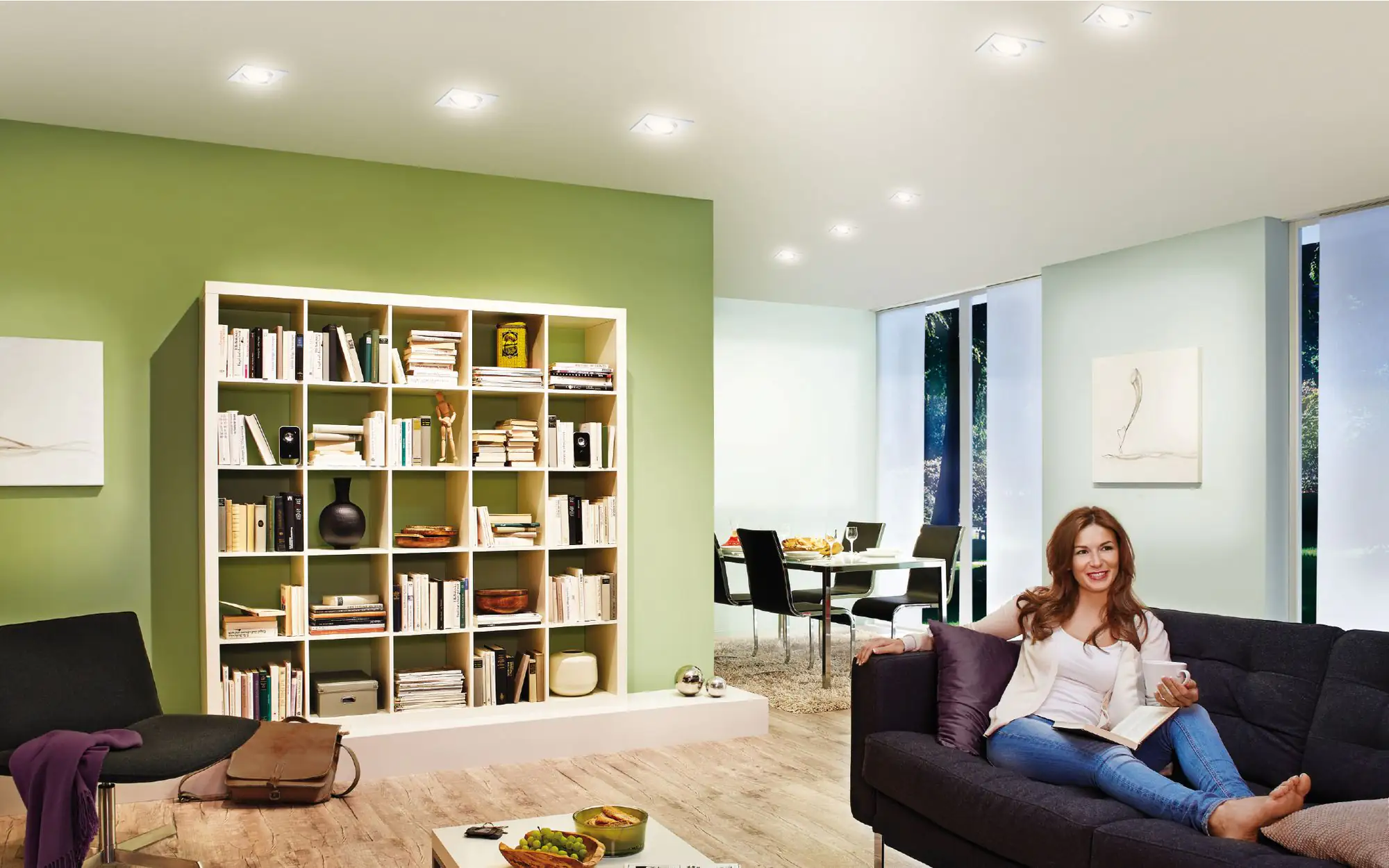 Paulmann LED Einbauleuchte Nova weiß-matt 8,4 cm schwenkbar dimmbar GU10