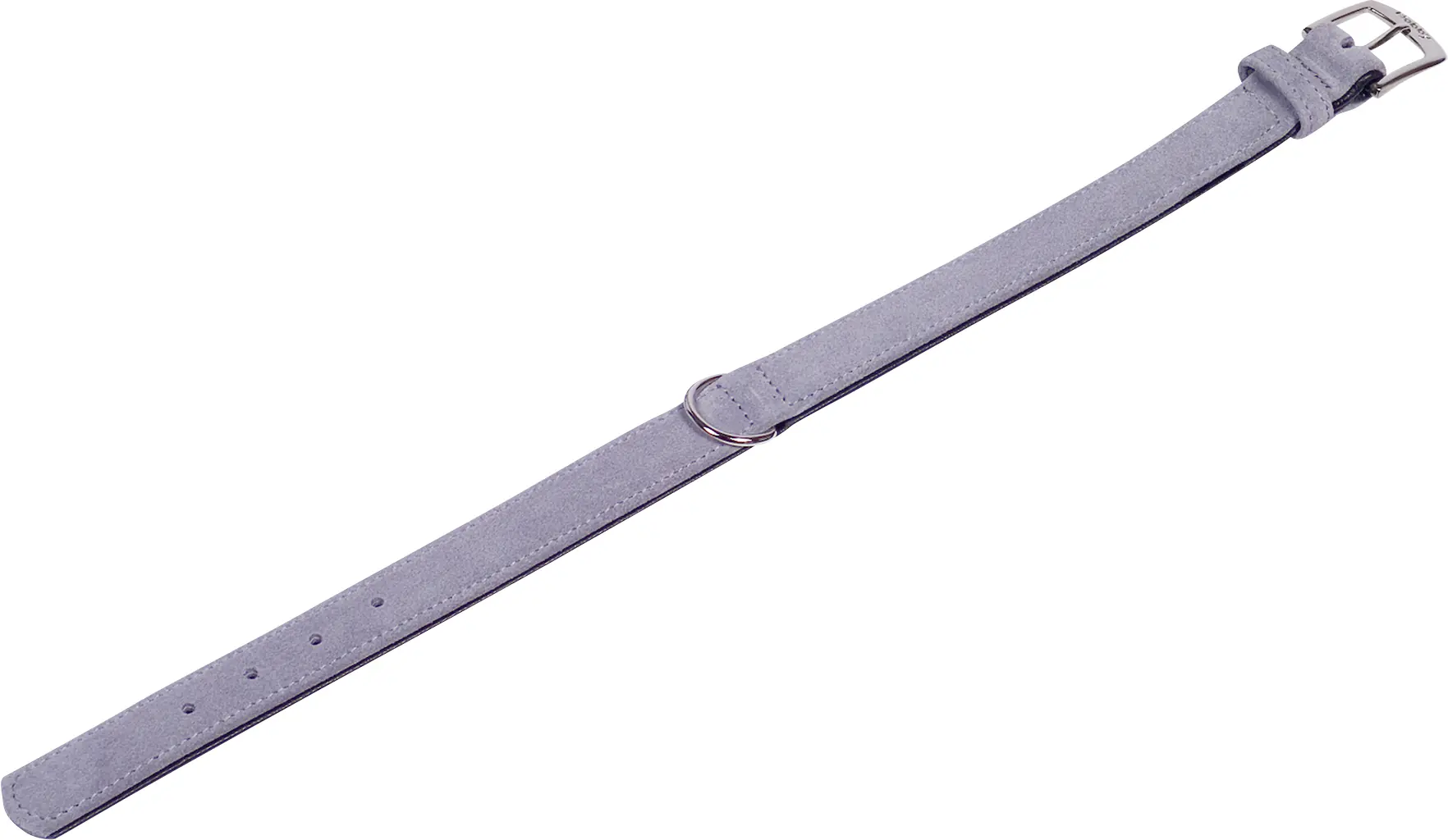 Nobby Halsband Velours grau