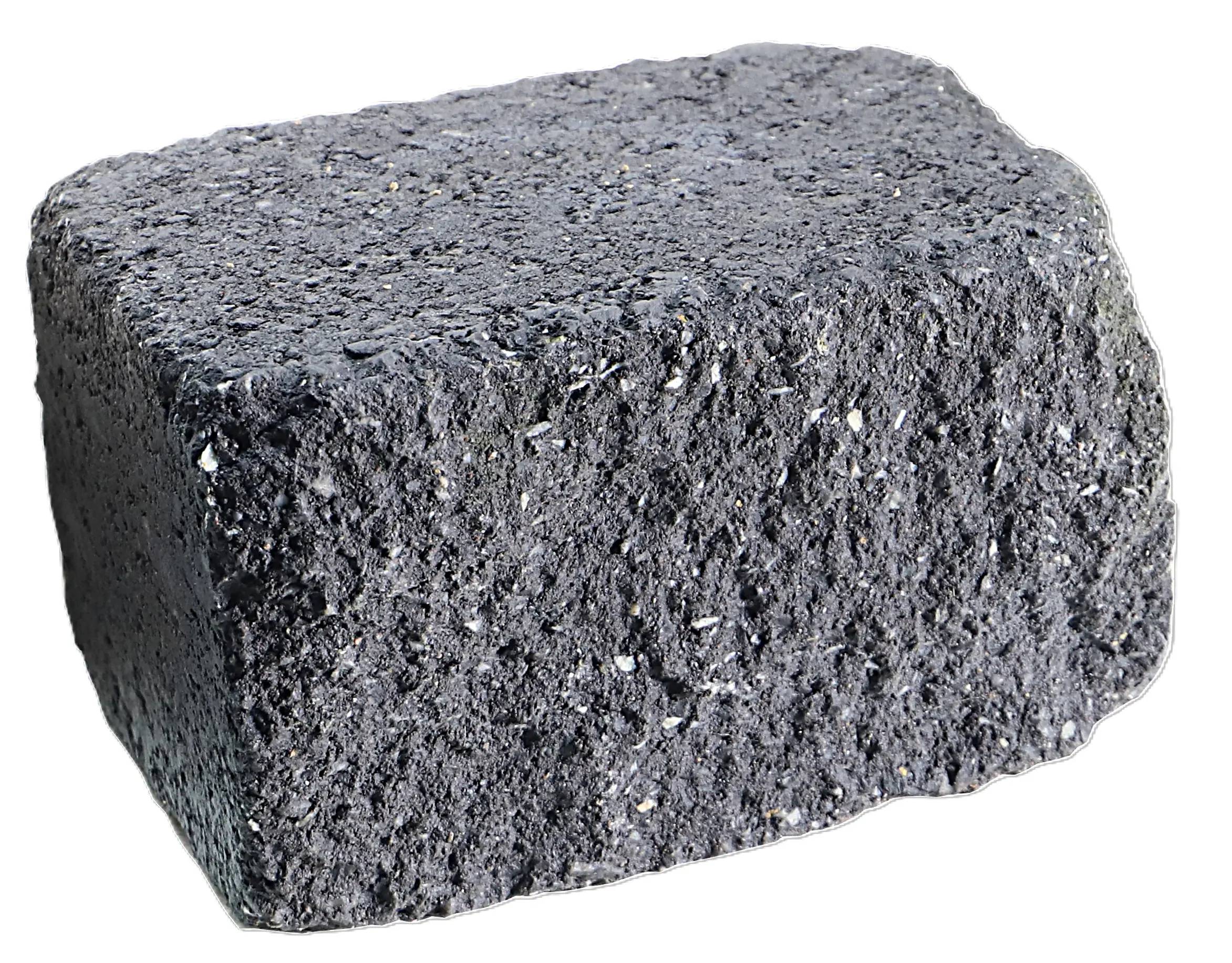 EHL Mauerstein Anzio Antik Light Halbstein 25 x 18 x 15 cm basalt-anthrazit