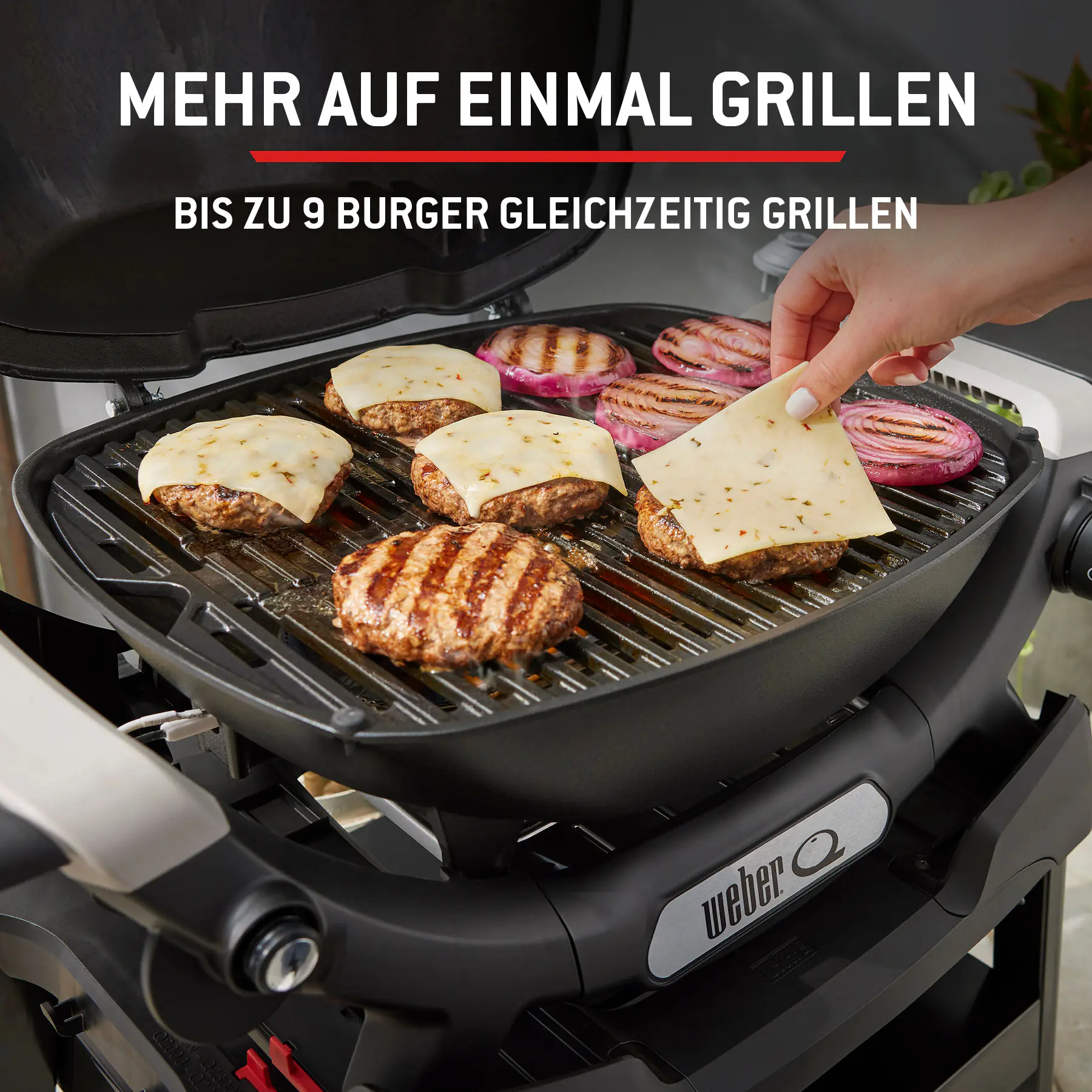 Weber Gasgrill Q1200N mit Gestell Grillfläche: 46 x 36 cm
