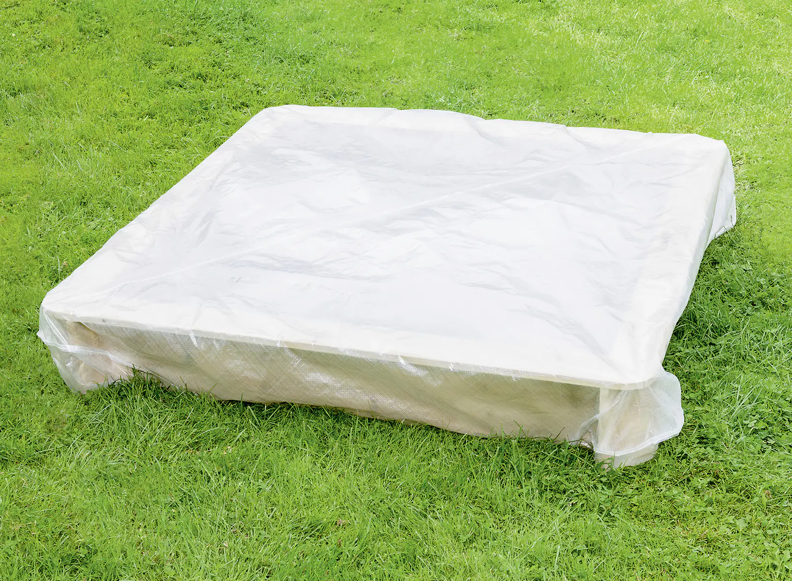 Happy People Schutzhülle für Sandkästen 120 x 120 x 20 cm, transparent