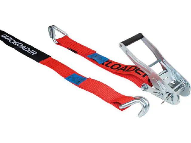 QUICKLOADER® Spanngurt Professionel 50 mm x 10 m 1 Stück rot, schwarz 