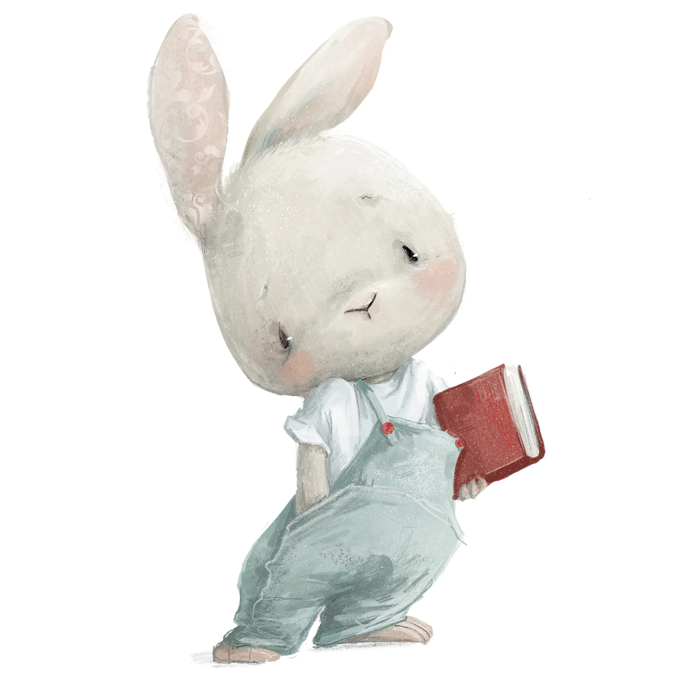 Keilrahmenbild Hase 30 x 30 cm