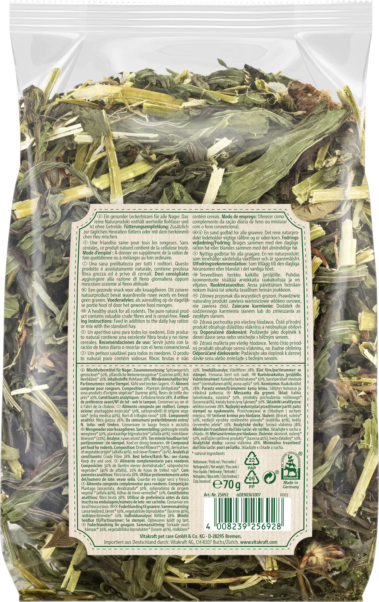 Vitakraft V.Verde NatureMix Spitzweg&Rotklee 70 g