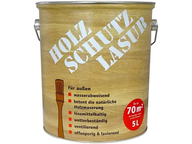Holzschutzlasur 5 L eiche