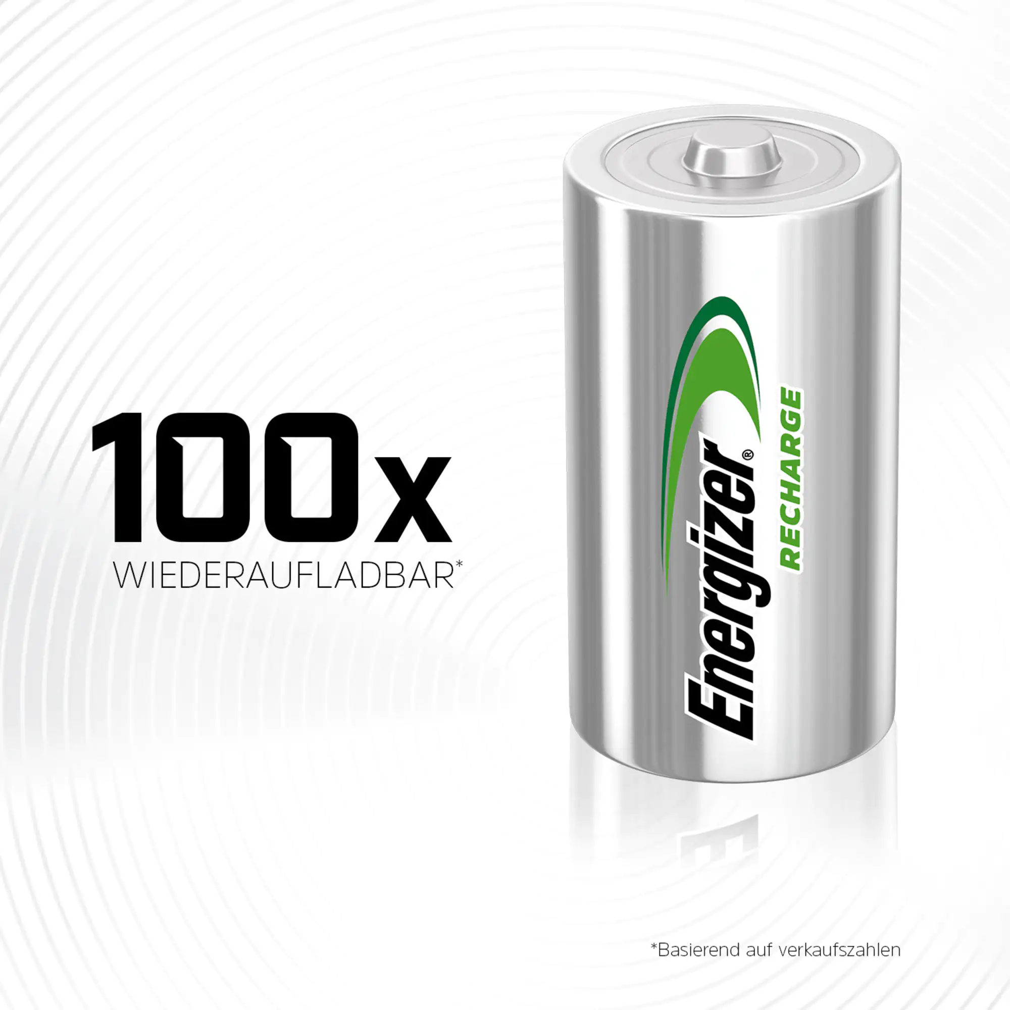 Energizer NiMH Akku Power Plus Baby C 2.500 mAh 2er Pack