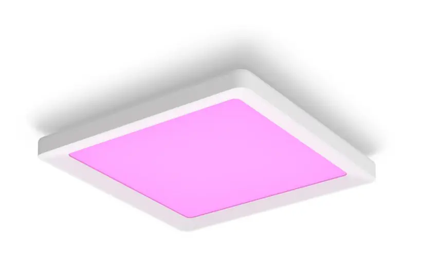 Philips Hue LED Deckenleuchte Tento + Wandschalter eckig weiß 43 x 3 cm RGB Philips Hue LED Deckenleuchte Tento + Wandschalter eckig weiß 43 x 3 cm RGB