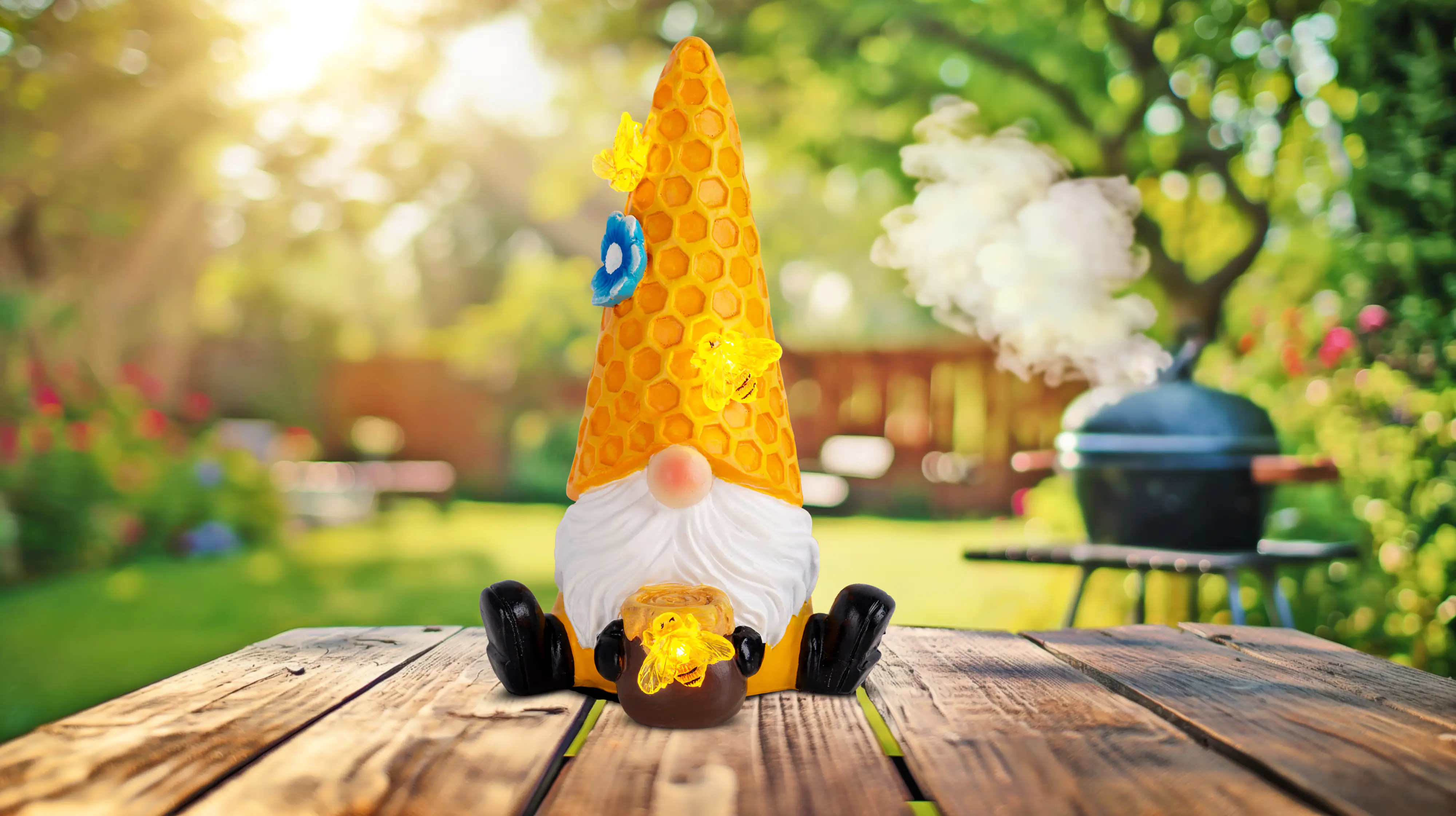 Light & More LED Solarleuchte Zwerg gelb Light & More LED Solarleuchte Zwerg gelb