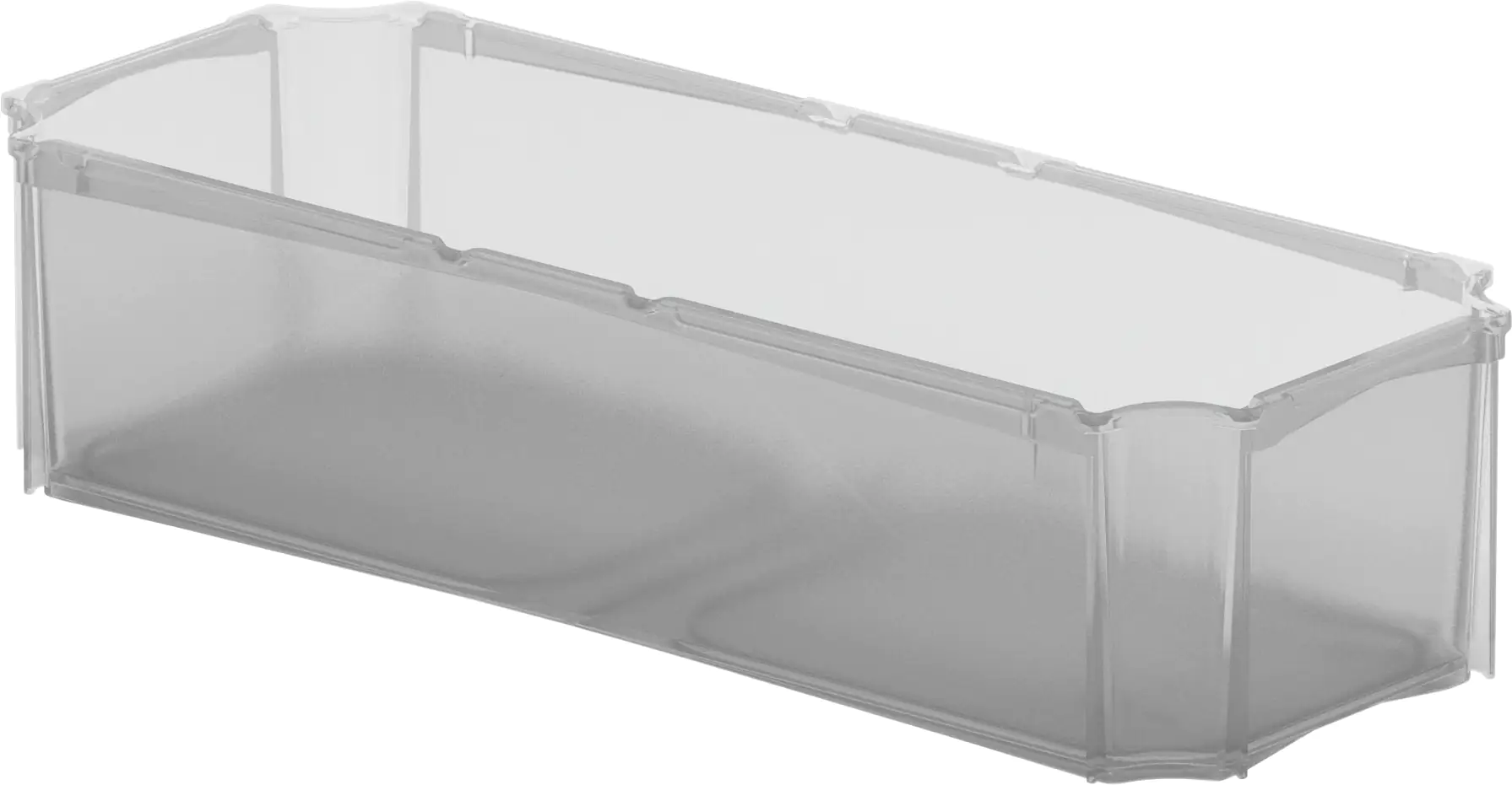 Surplus Systems Einsatzkasten für Eurobox 1/4 quer, transparent Surplus Systems Einsatzkasten für Eurobox 1/4 quer, transparent