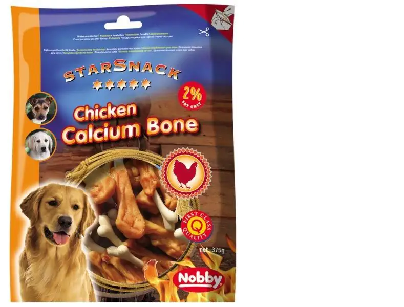 Nobby StarSnack Chicken Calcium Bone 375 g