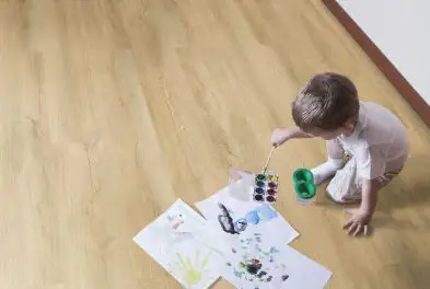 Handmuster Vinyl-Designboden Eiche Elegant