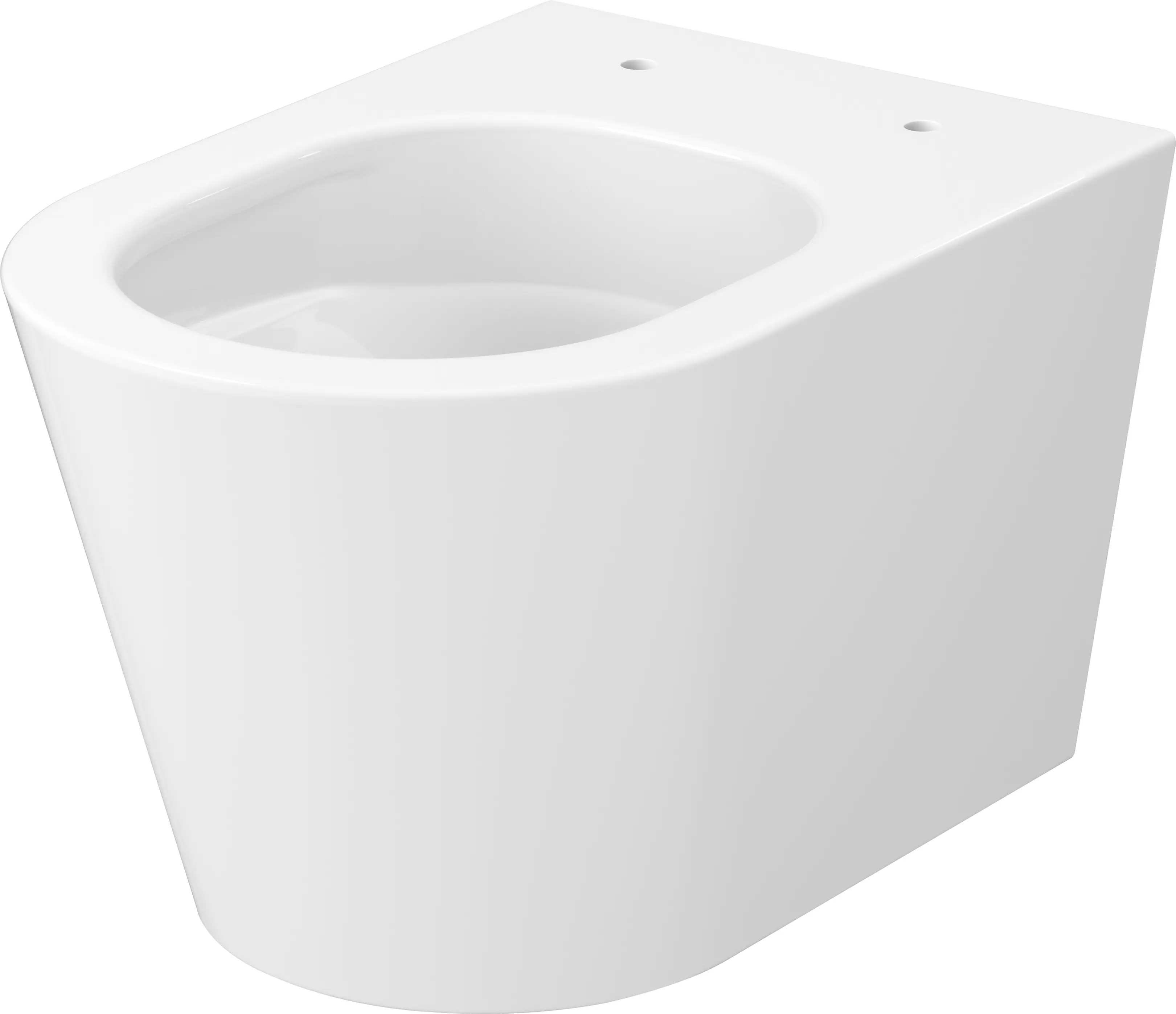 Primaster Wand WC spülrandlos Helia Tiefspüler weiß inkl. WC-Sitz