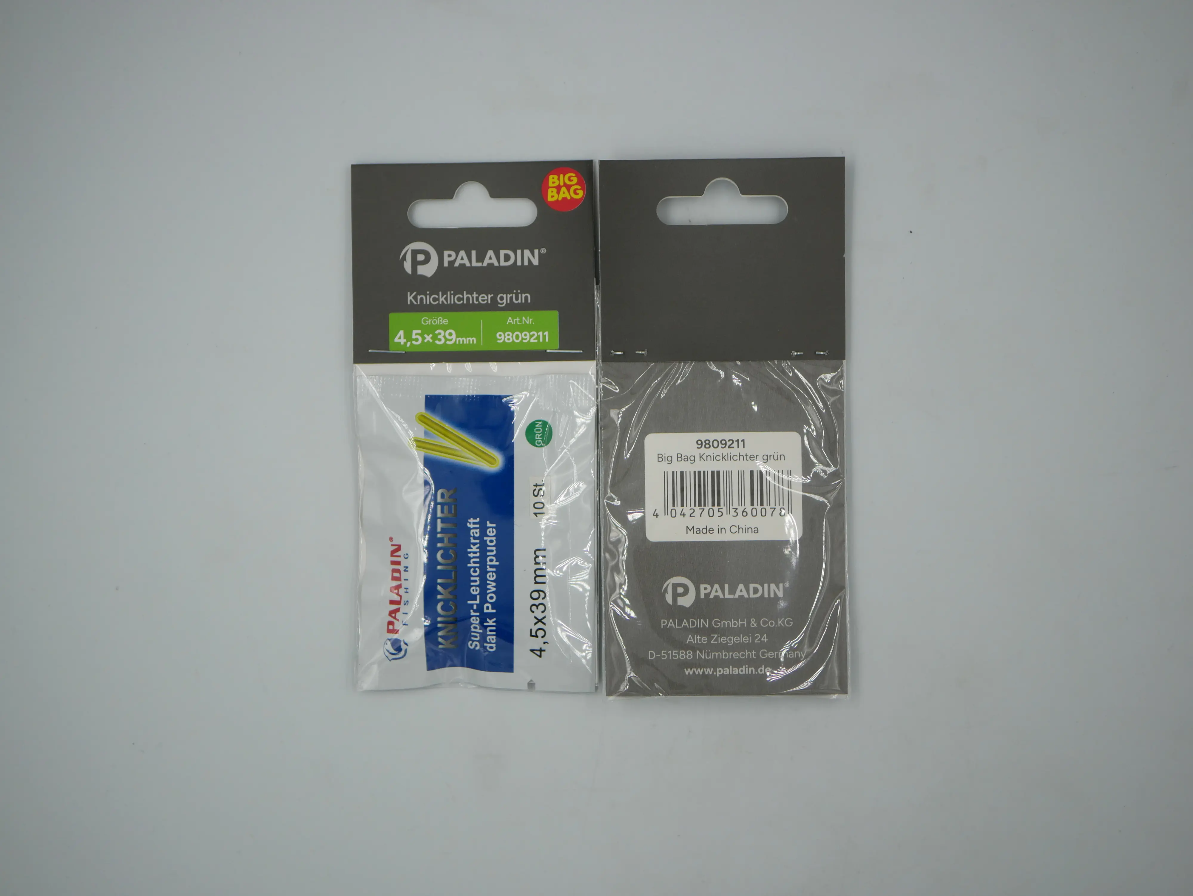 Classic Knicklichter 10 Stück 4,5x39mm/grün