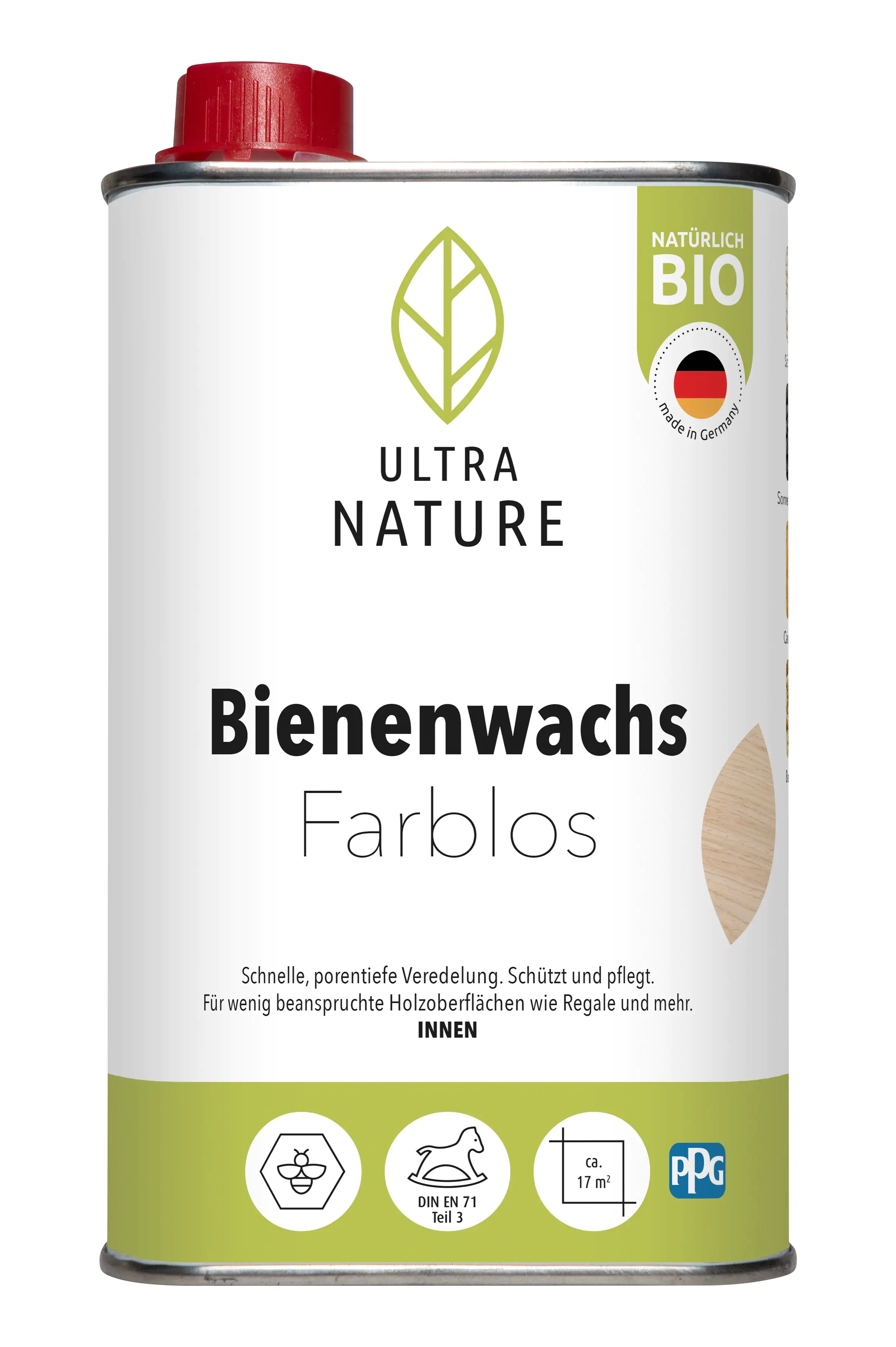 Ultra Nature Bienenwachs 0,5 L farblos