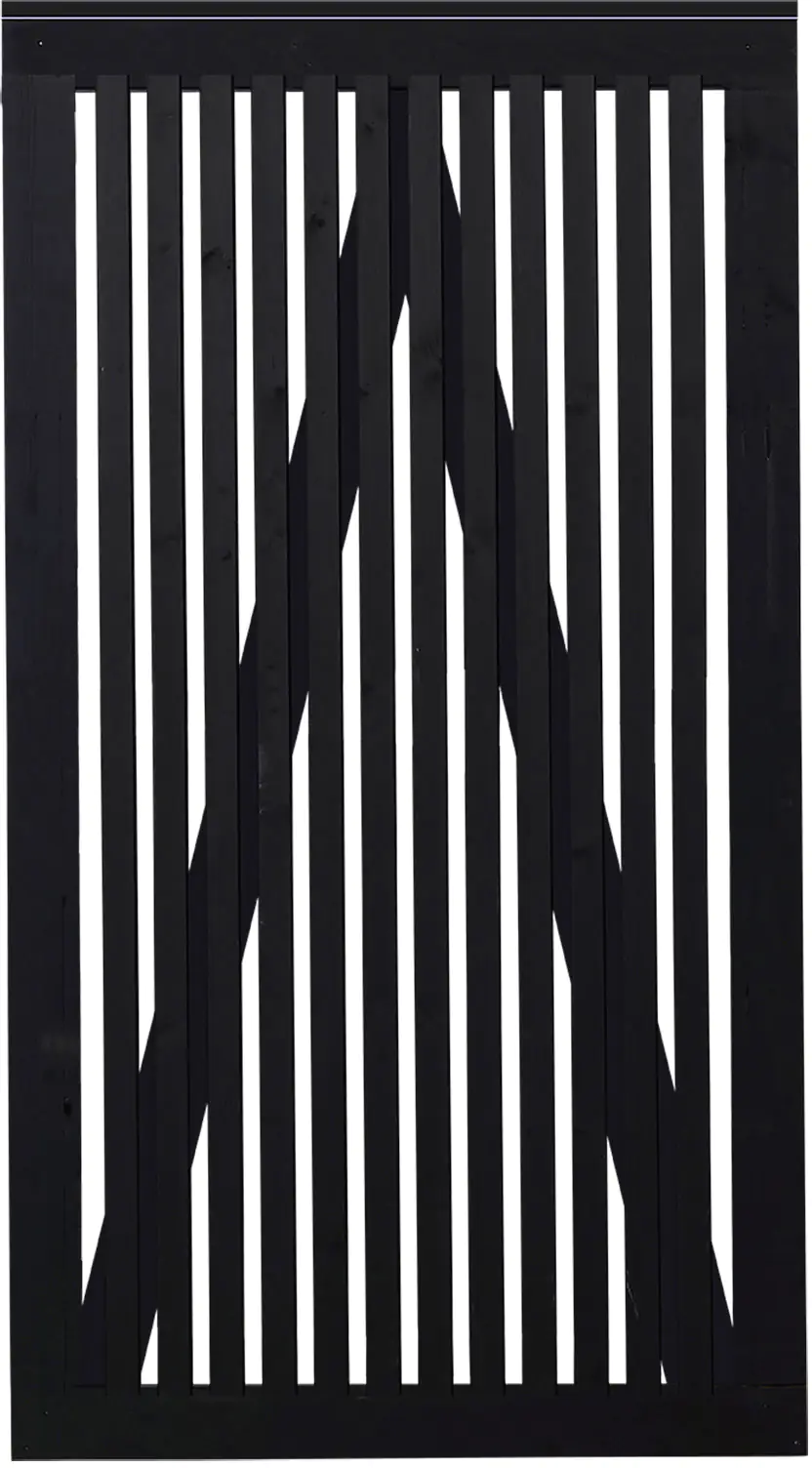 Plus Tor Sendai 100 x 180 cm RAL 9005 Schwarz