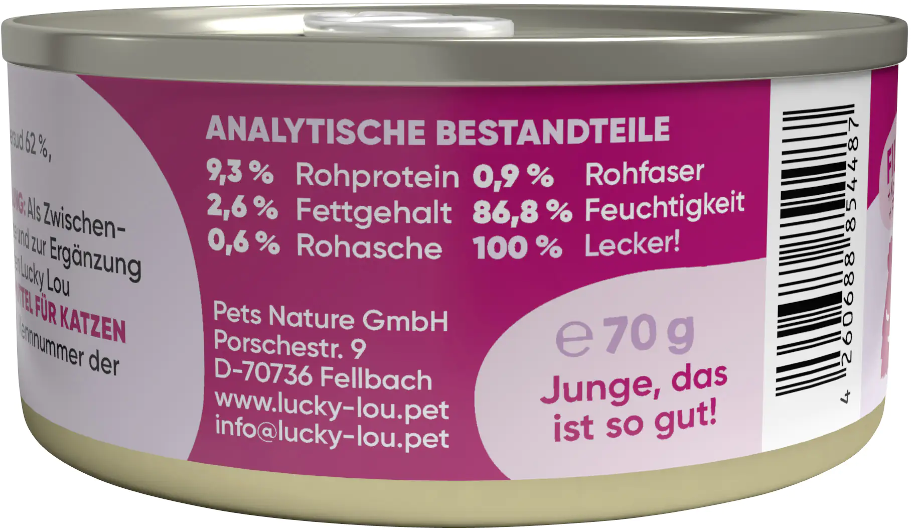 Lucky Lou Extrafood Hühnerfilet in Jelly 70g Lucky Lou Extrafood Hühnerfilet in Jelly 70g