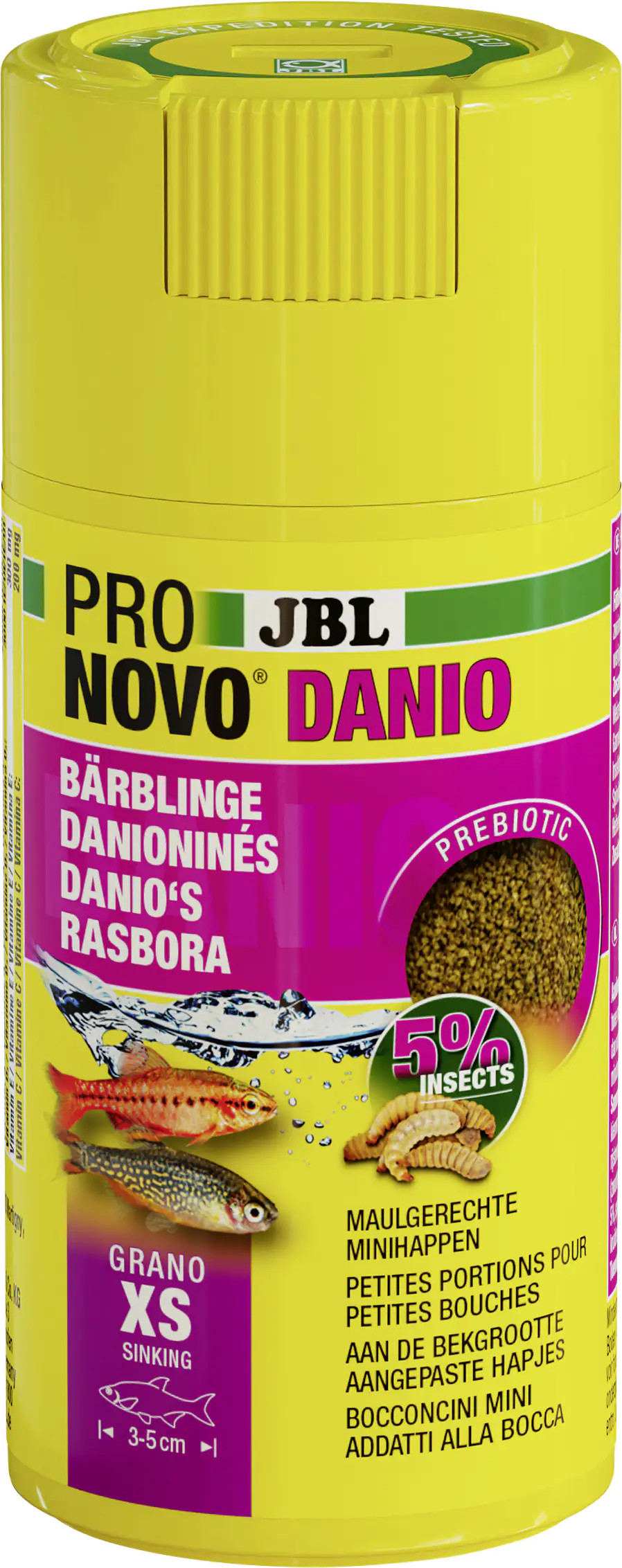 JBL Pronovo Danio Grano XS 100ml Fischfutter JBL Pronovo Danio Grano XS 100ml Fischfutter