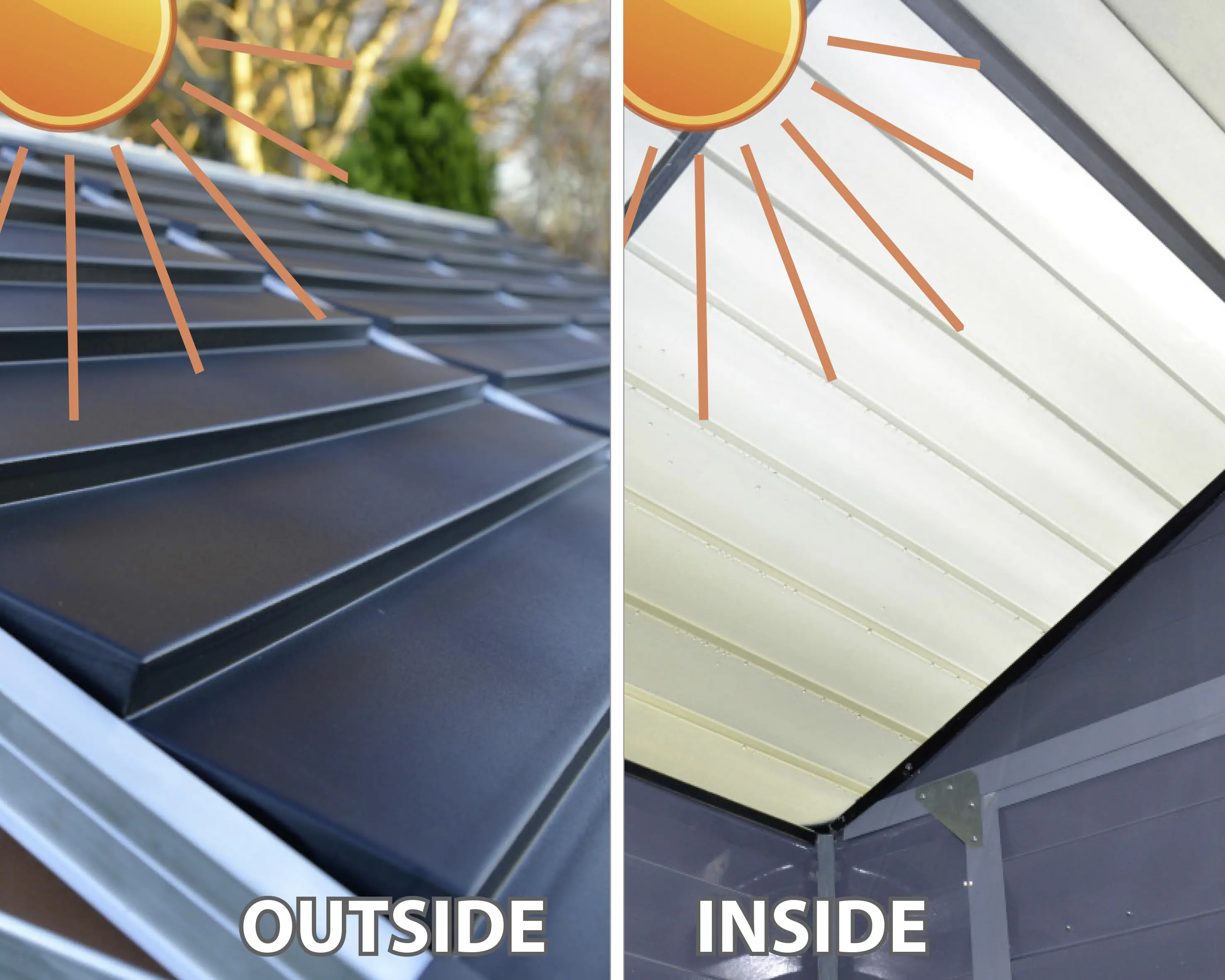 Canopia Gerätehaus Skylight Shed 6x10 175 x 302 x 171 cm