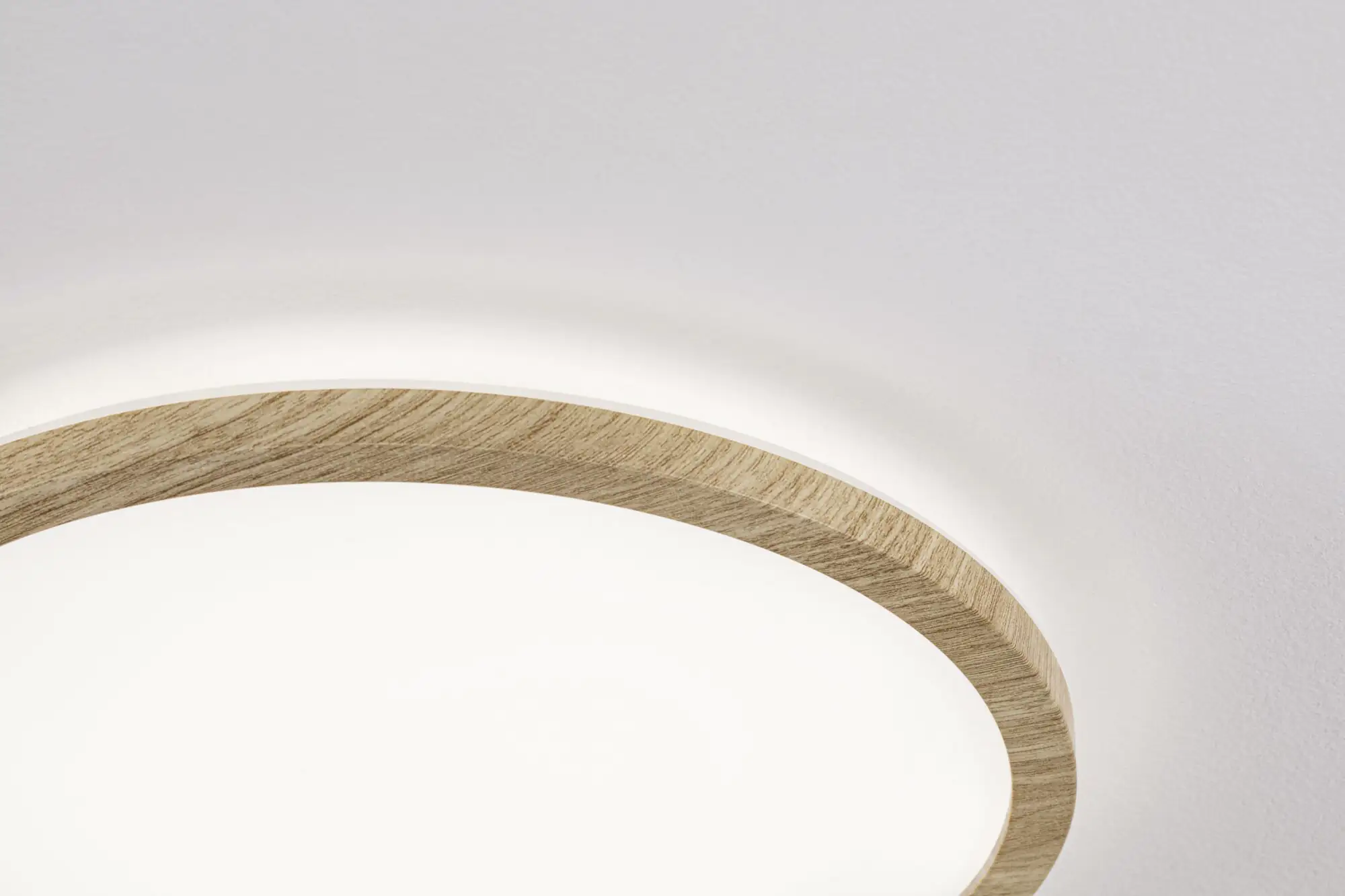 Paulmann LED Deckenleuchte Atria Shine Backlight Holzoptik Ø 29,3cm