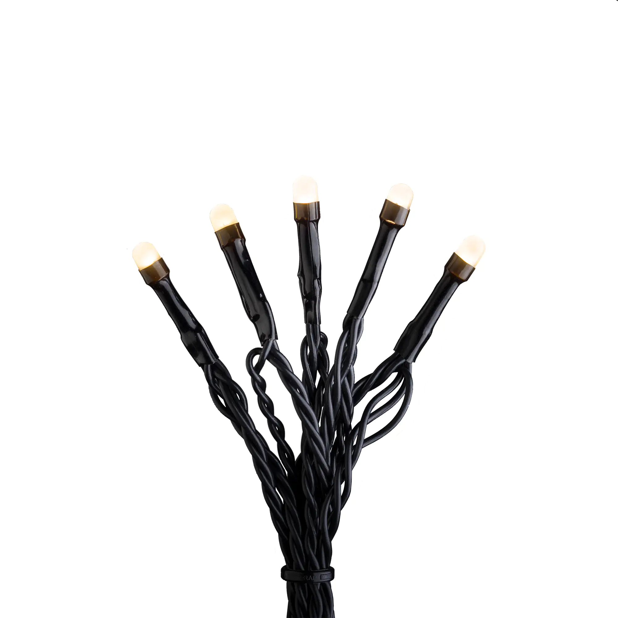 7318303812804 Konstsmide Micro Lichterkette 120 LED, bernstein, gefrostet