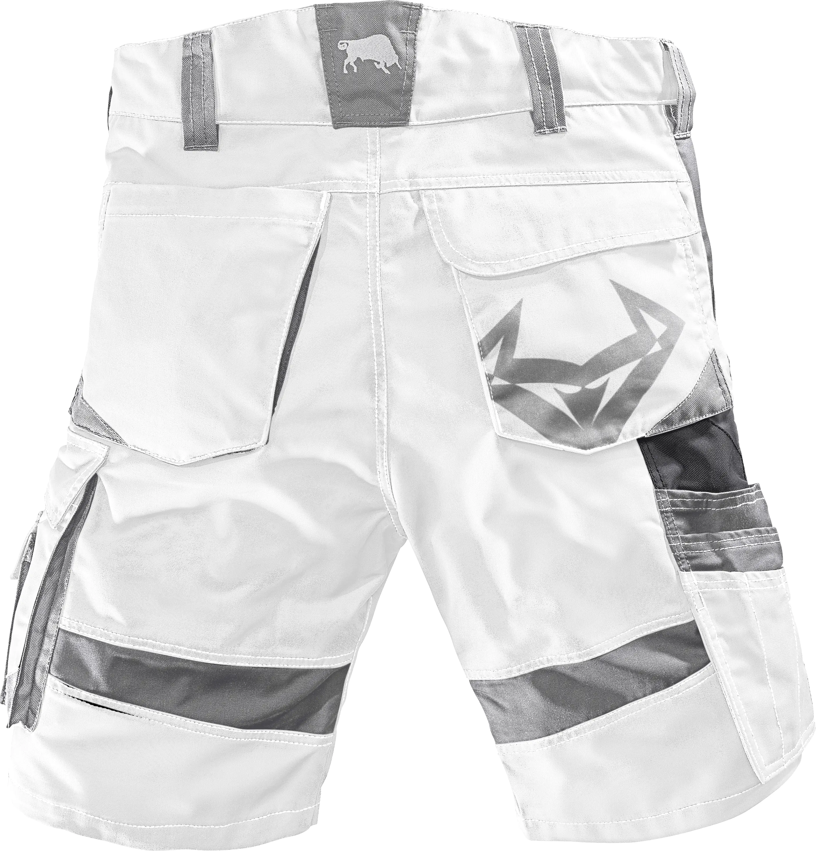 Bullstar Arbeitsshort Worxtar weiss/grau