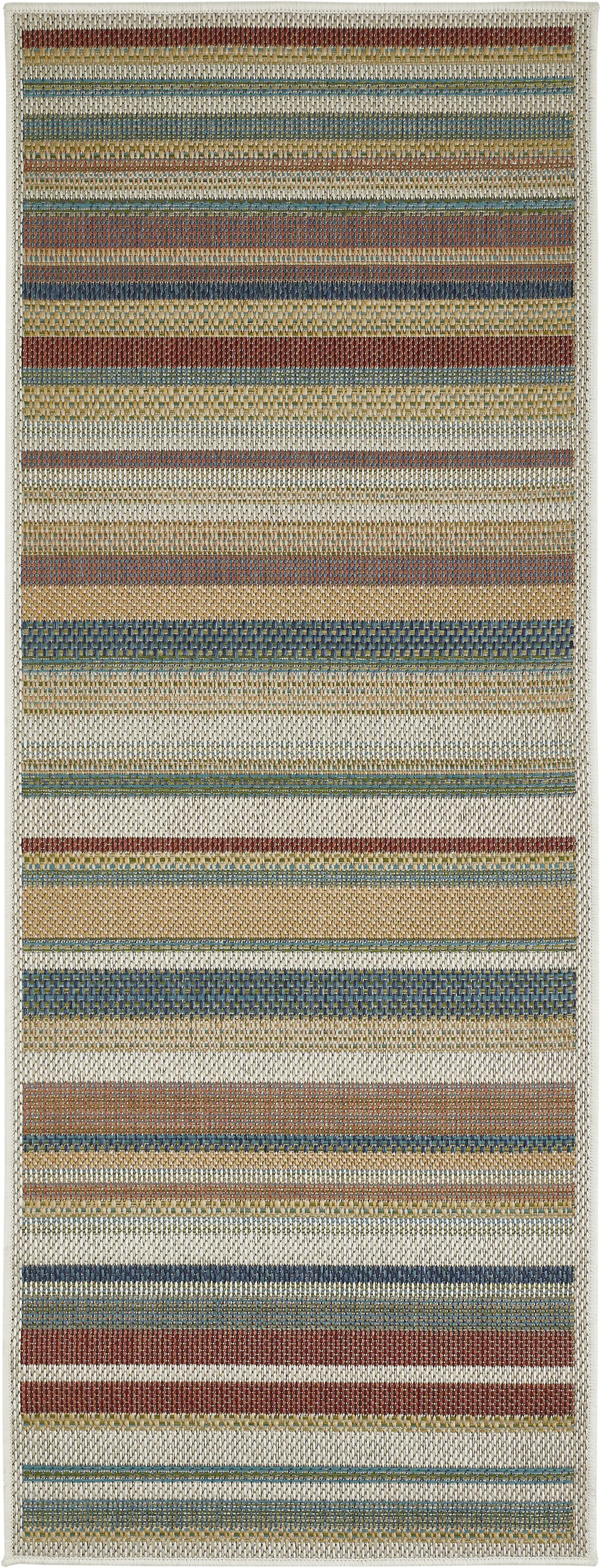Andiamo Läufer Sedona, Streifen Multicolor, 80 x 200 cm