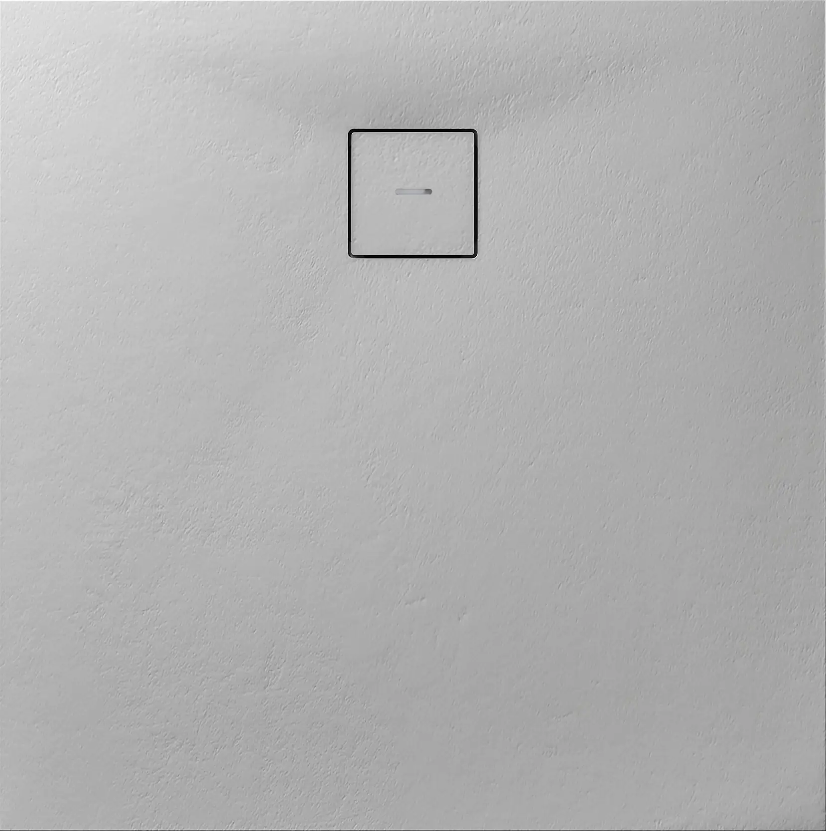 Breuer Duschwanne Modern Line Steingrau Quadrat, 100x100 cm, Höhe: 3,5 cm