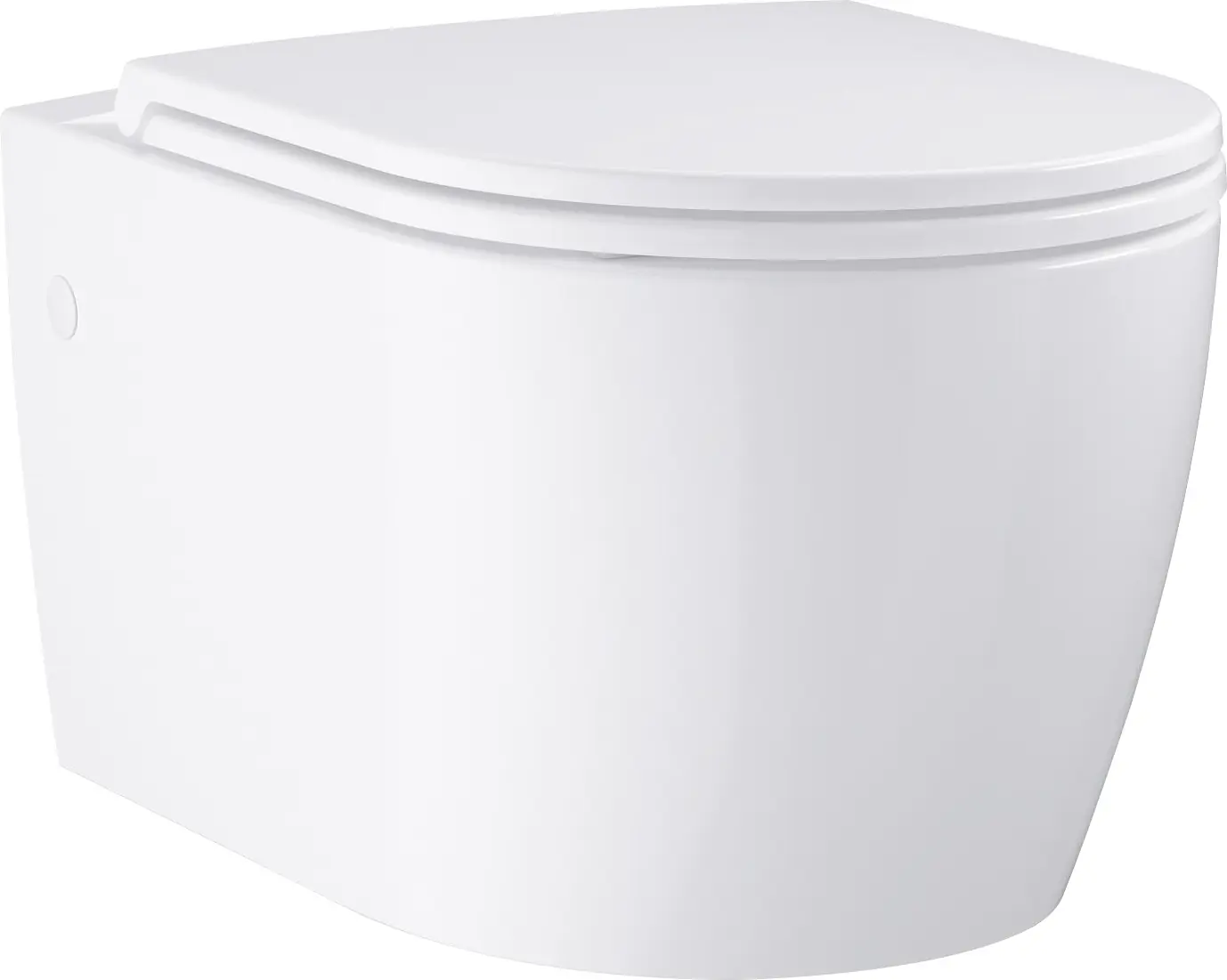 Grohe Wand WC spülrandlos Start Round Tiefspüler alpinweiß inkl. WC-Sitz