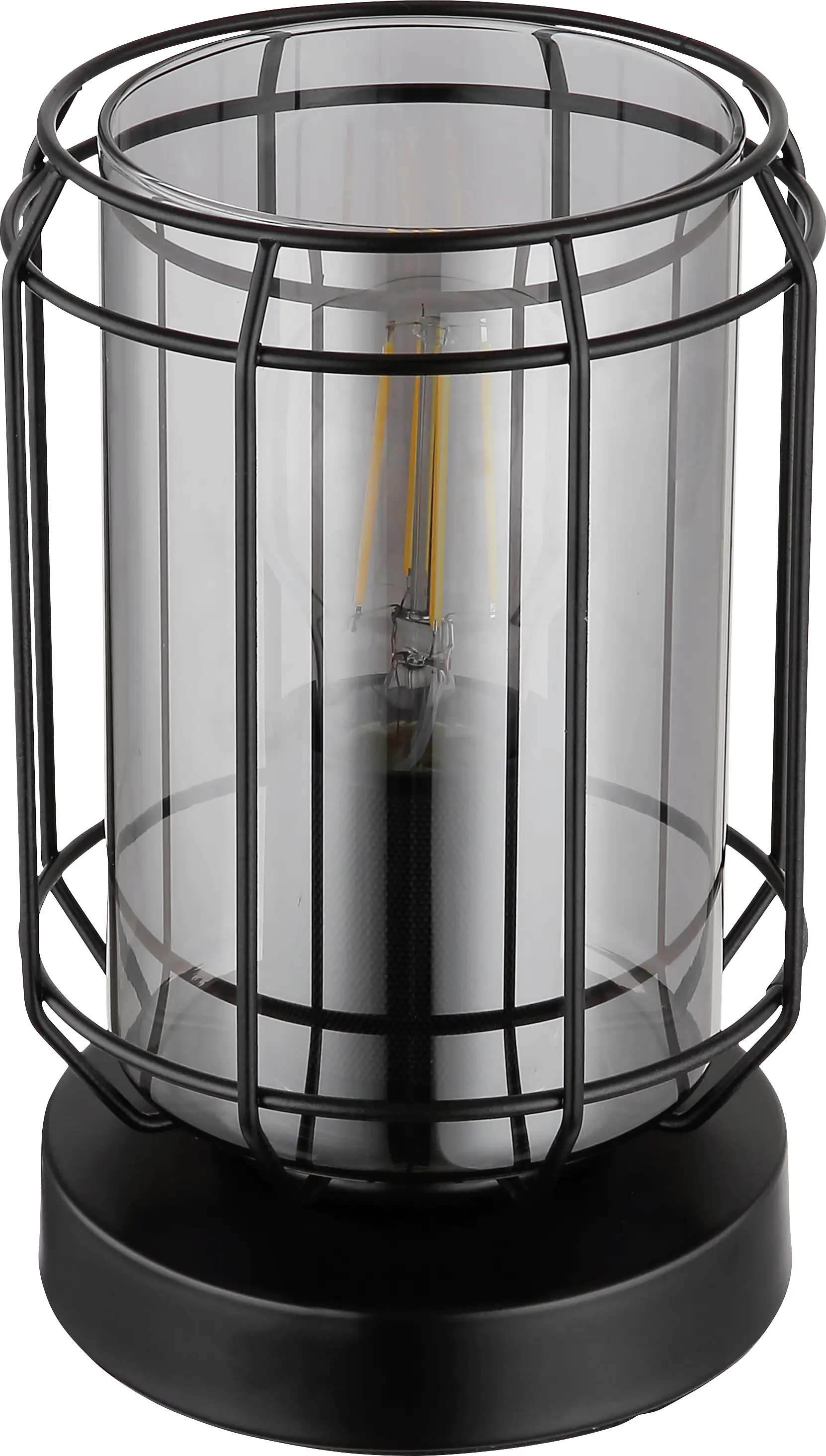 Globo Tischleuchte Kammi schwarz 20 x 13,1 cm E27, max. 60 W, dimmbar