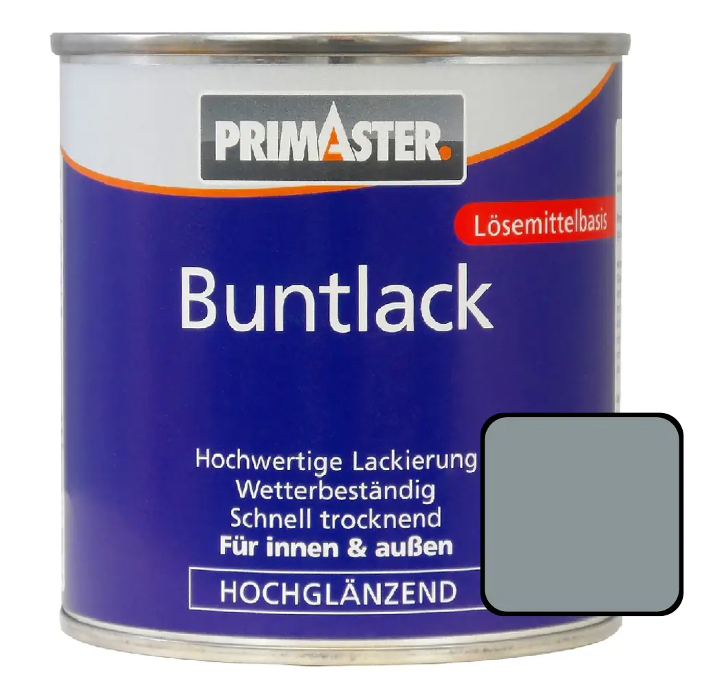 Primaster Buntlack RAL 7001 2 L silbergrau hochglänzend