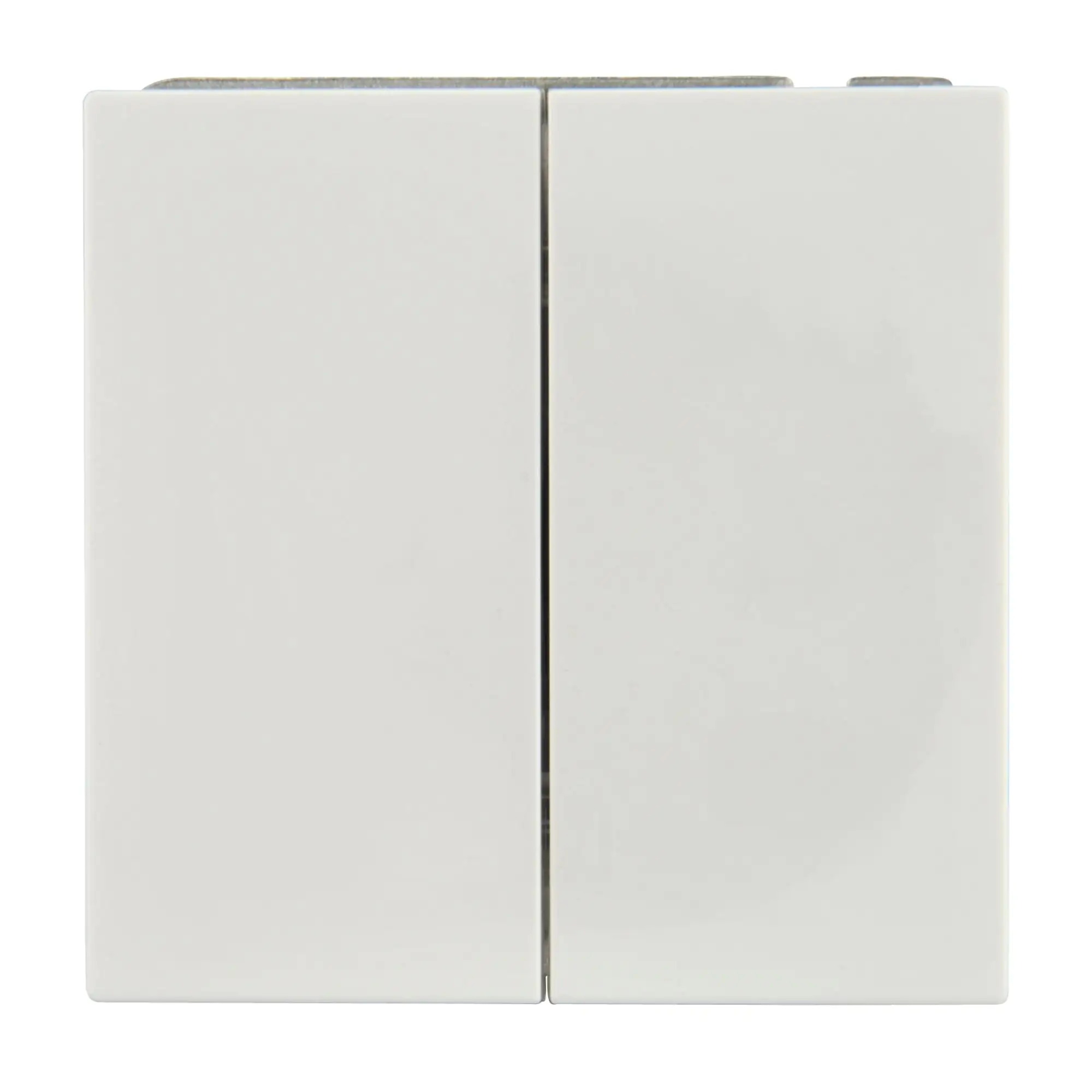 Unitec Doppel-Wechselschalter ultraweiß, Serie Sao Paulo